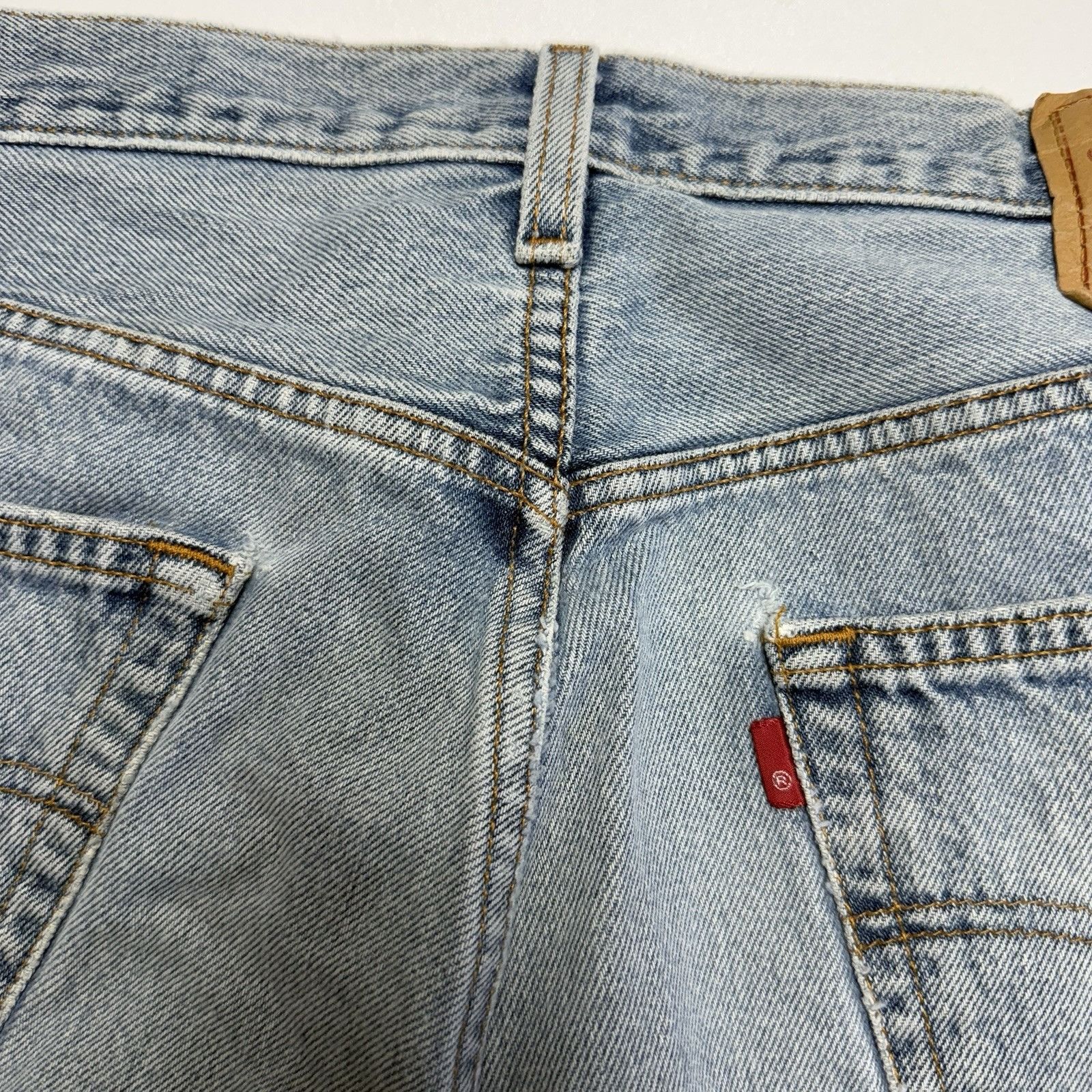 Levi's Vintage Levi’s 501 Jeans Mens 36x30 (34x28.5) Button Fly Den Size US 36 / EU 52 - 9 Thumbnail