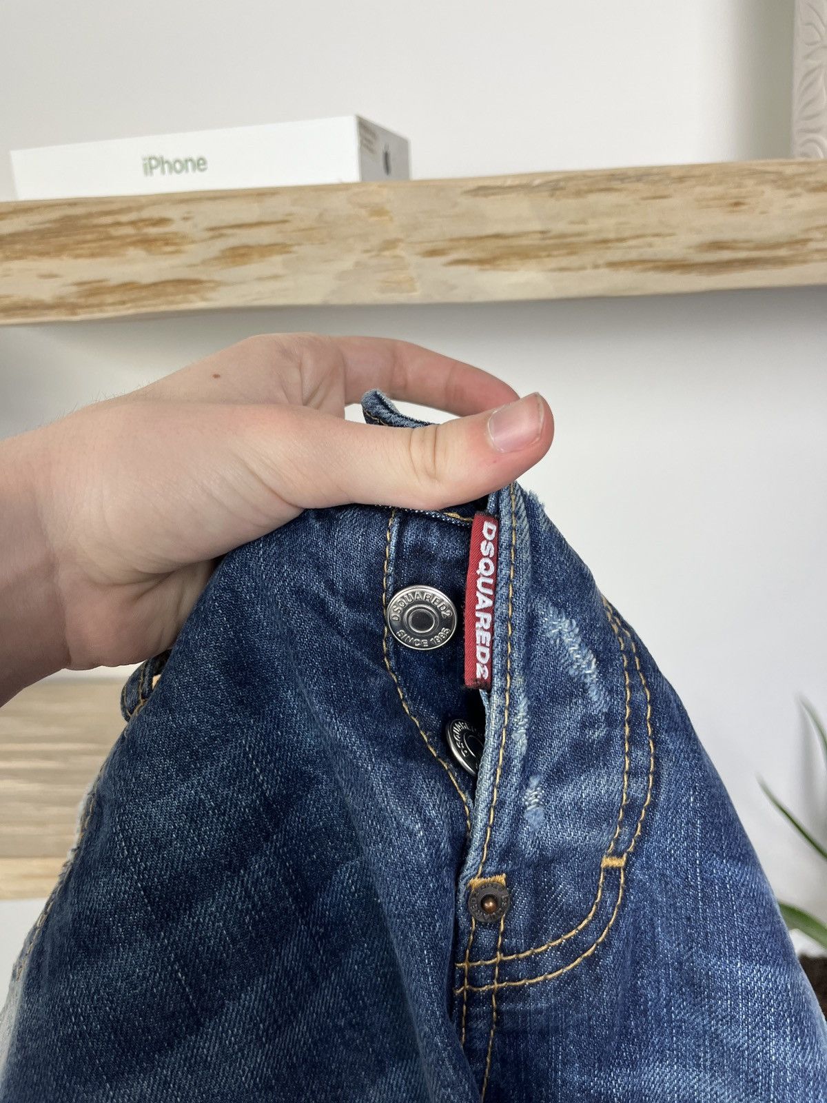 Dsquared2 × Japanese Brand Dsquared2 Denim Shorts Jeans Designer Rare Streetwear Hype Size US 30 / EU 46 - 6 Thumbnail