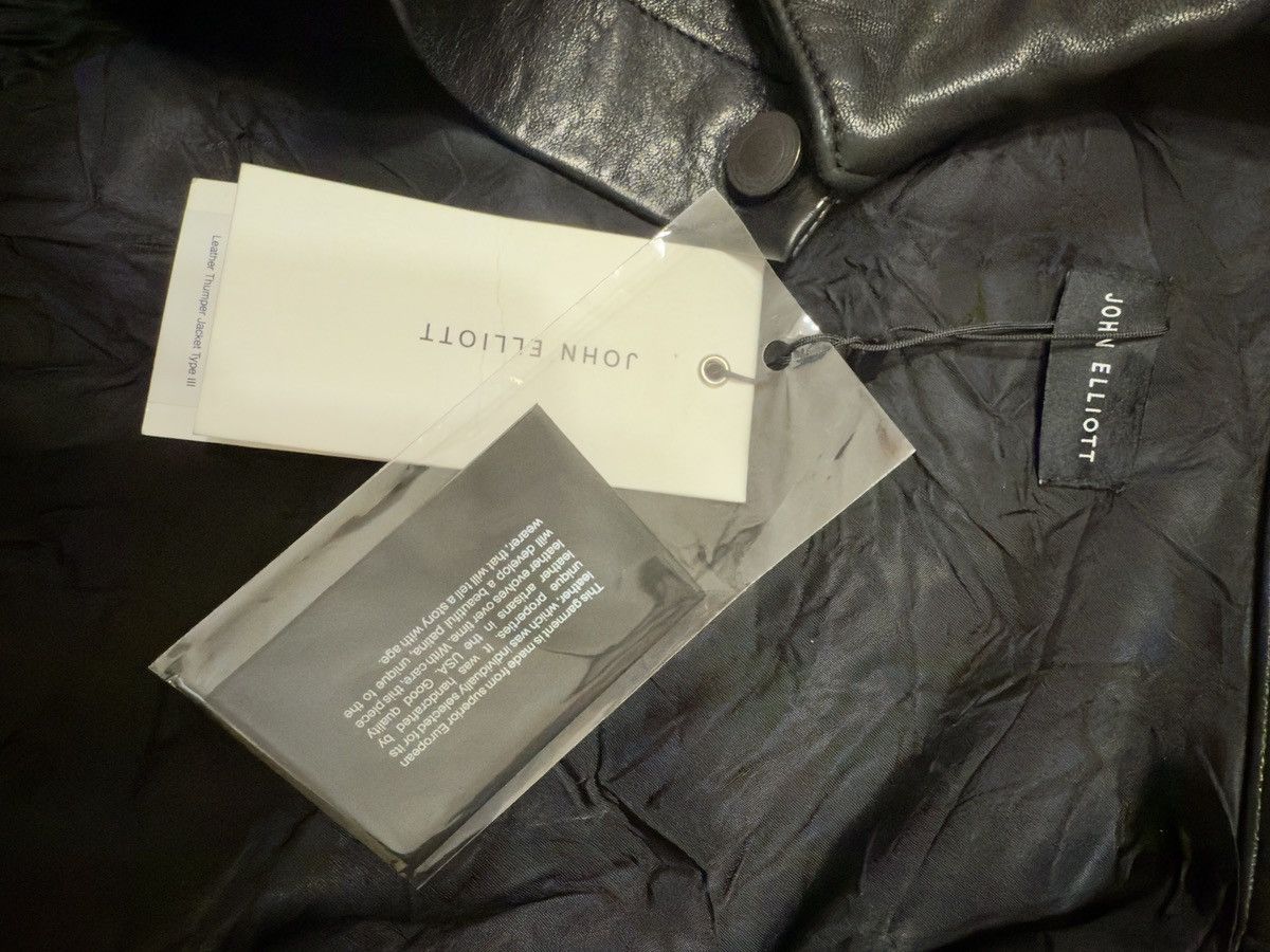 John Elliott Leather Thumper Type III Jacket Size US M / EU 48-50 / 2 - 3 Thumbnail