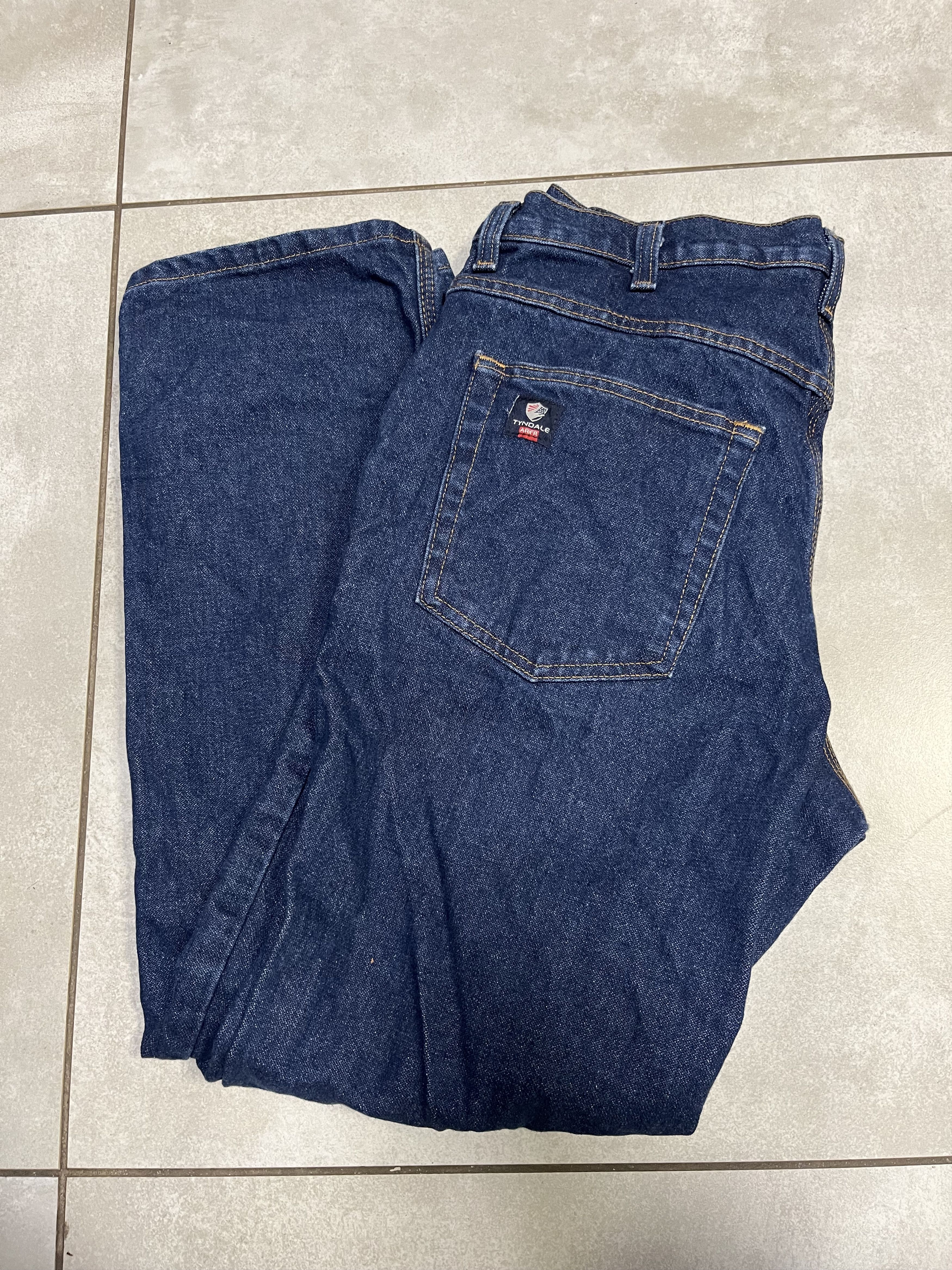 Vintage Tyndale Workwear 34x30 denim trousers Size US 34 / EU 50 - 1 Thumbnail
