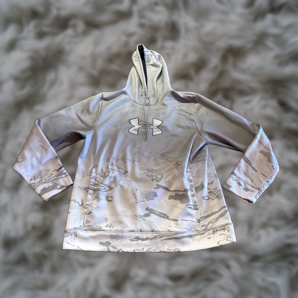 Under Armour Under Armour Hoodie Mens Pullover L Gray Storm Loose Fit Drawstring Regular 11 Size US L / EU 52-54 / 3 - 1 Thumbnail