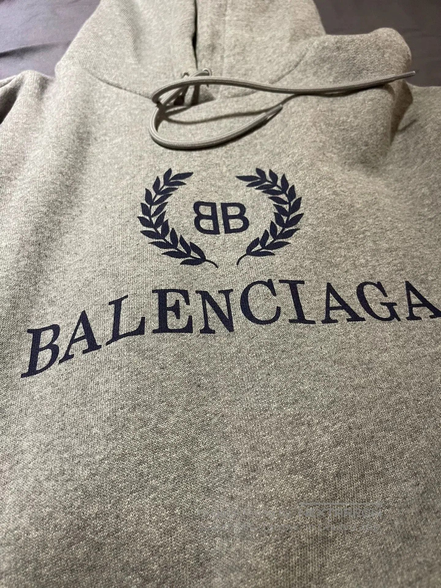 Balenciaga balenciaga gray hoodie with logo. Size US S / EU 44-46 / 1 - 2 Thumbnail