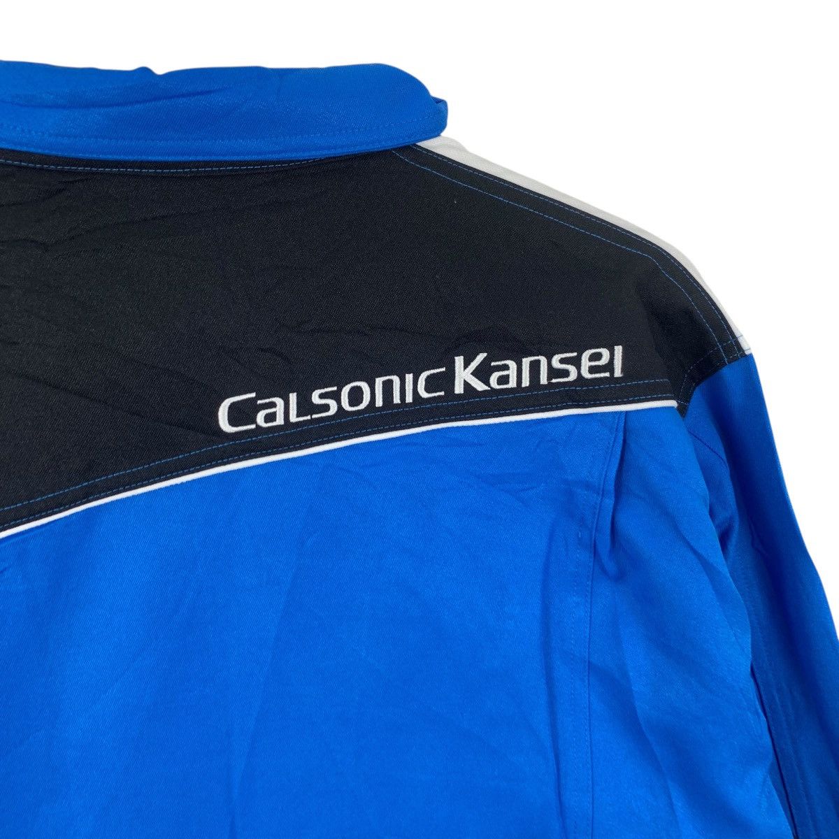 Vintage Vintage CALSONIC KANSEI RACING TEAM Engineer Uniform Jacket Size US XXL / EU 58 / 5 - 10 Thumbnail