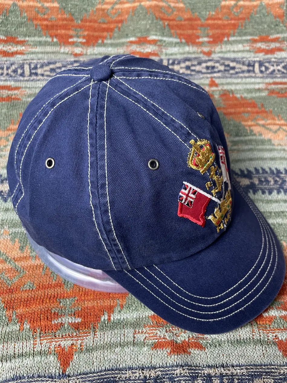 Polo Ralph Lauren Polo Ralph Lauren Rare Leather Baseball Hat cap Size ONE SIZE - 2 Thumbnail