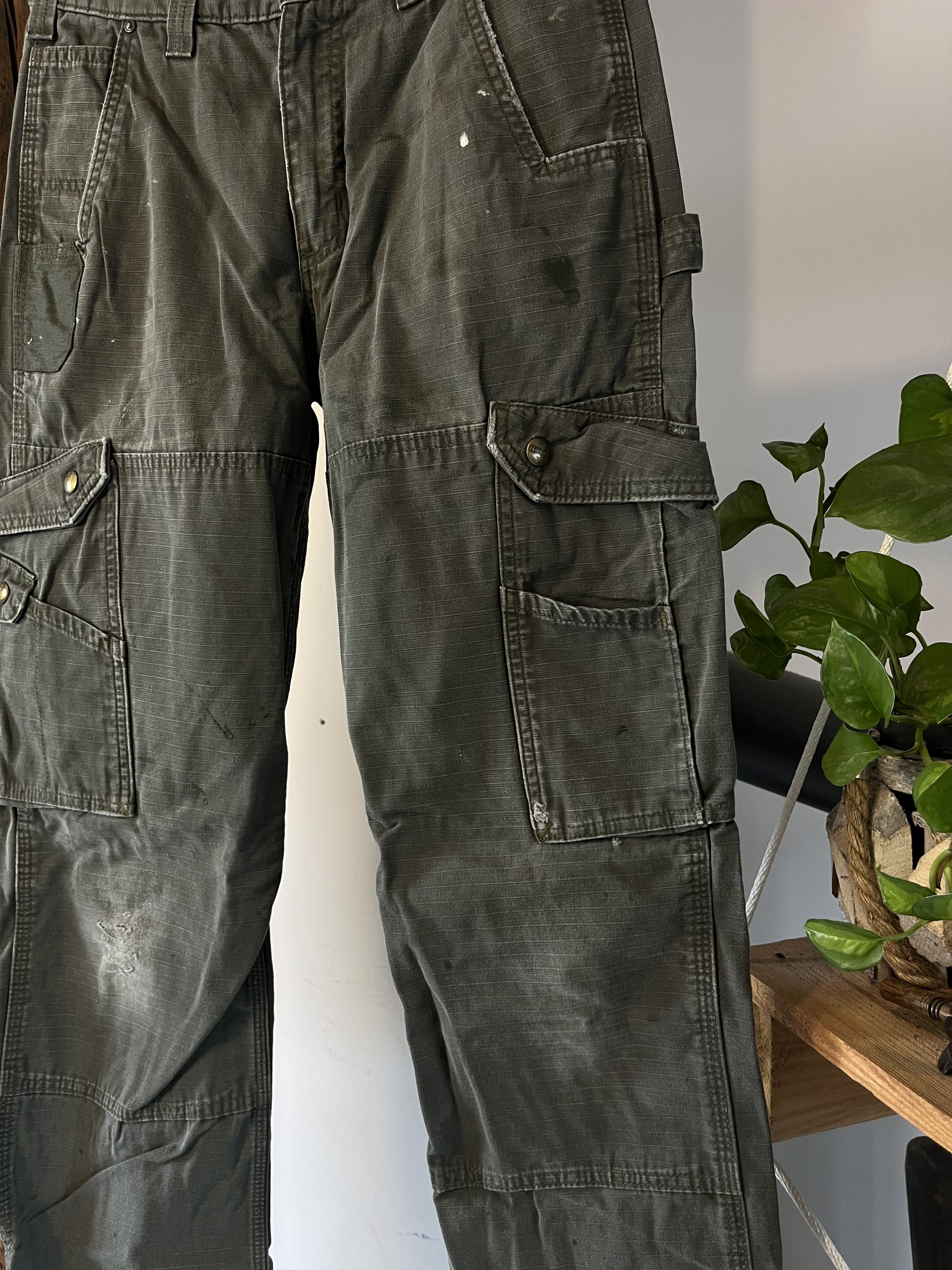 Carhartt Vintage Y2K Carhartt Relaxed Fit Ripstop Pants Military Size US 30 / EU 46 - 3 Thumbnail