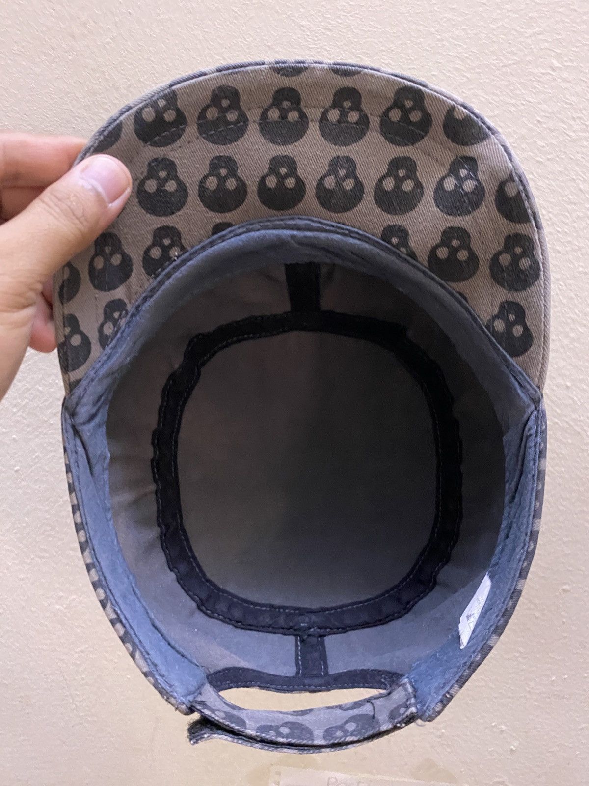 Other Y2K Gothic Skull overprint Round Hat Size ONE SIZE - 4 Thumbnail