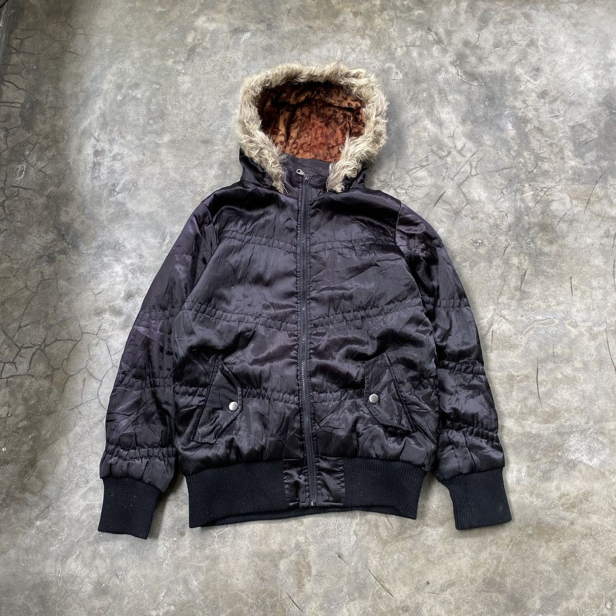 2000s Avail Jeans - Vkei Style Fur Light Jacket