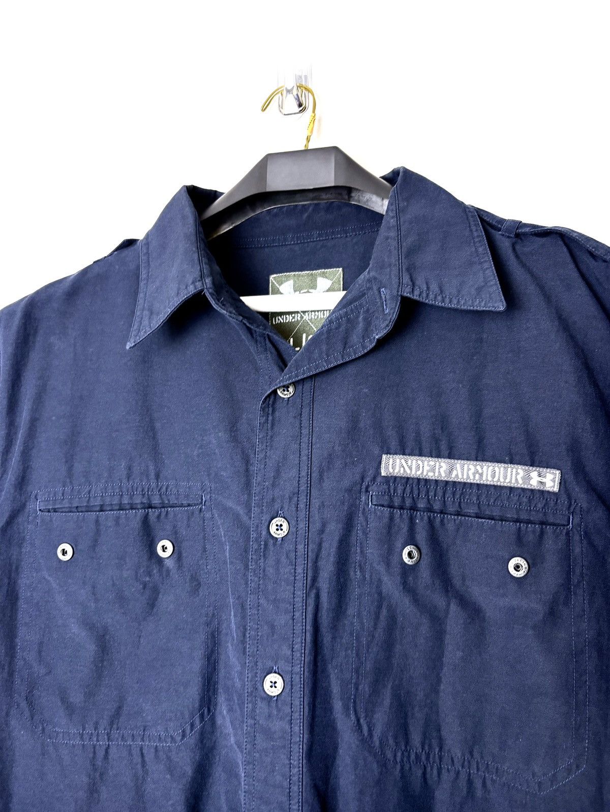 Under Armour Under Armour FW12 Military Long Sleeve Button-Up Shirt Size US L / EU 52-54 / 3 - 4 Thumbnail