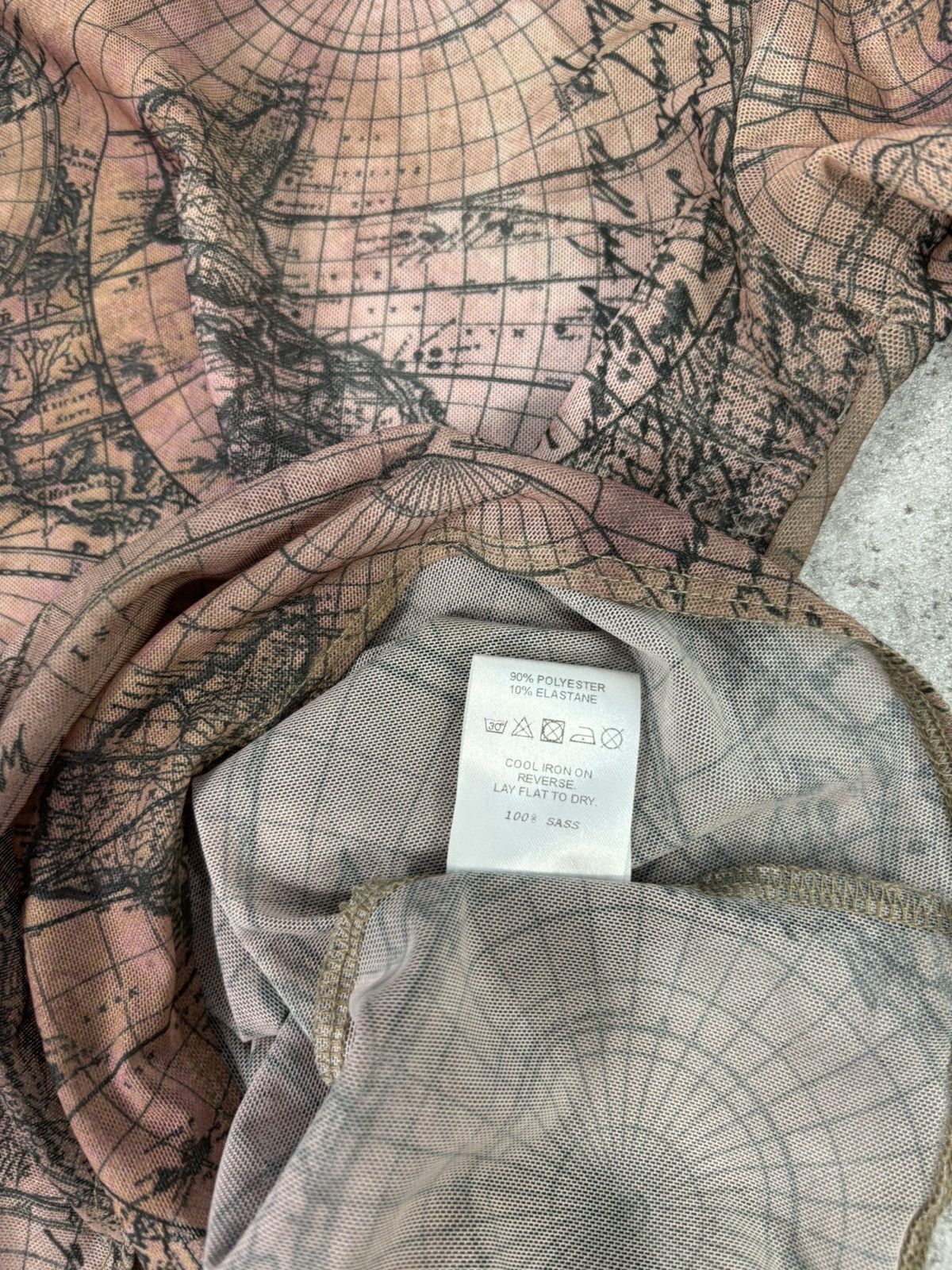 Jaded London × Japanese Brand Vintage Style 00s Jaded London Mesh Bodysuit Avant Garde Y2K Size M / US 6-8 / IT 42-44 - 8 Thumbnail