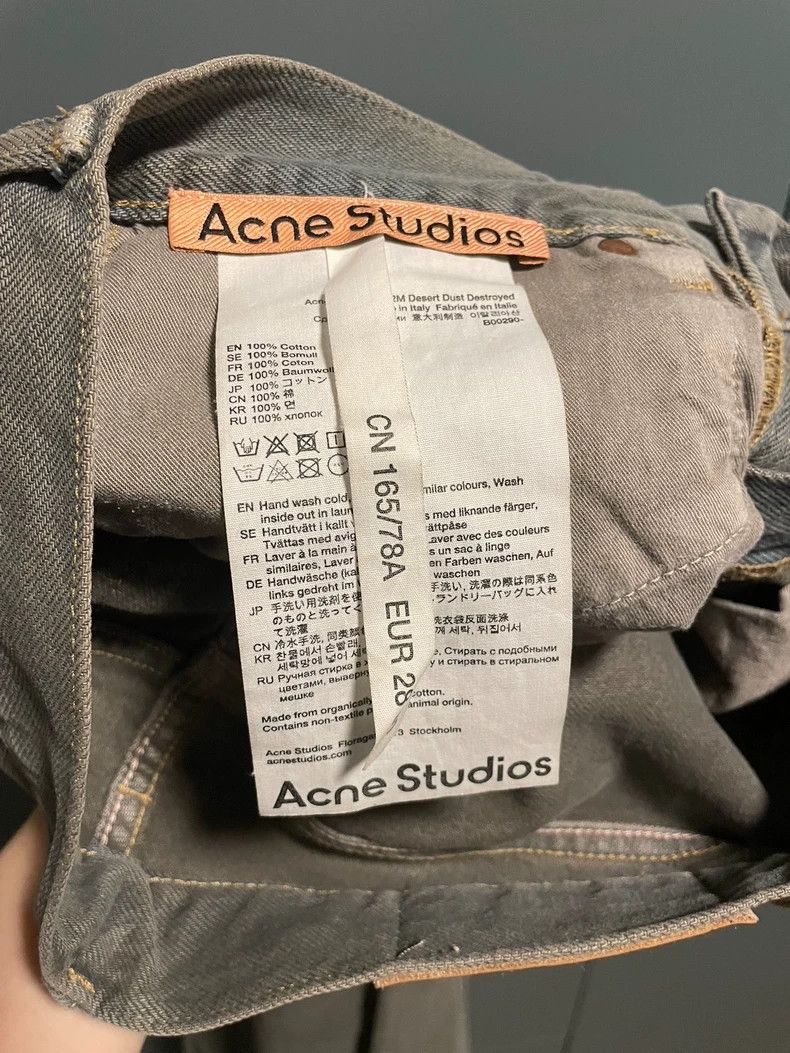 Acne Studios Acne studios Grey-green jeans 2502-Nextarrow Size US 30 / EU 46 - 4 Thumbnail