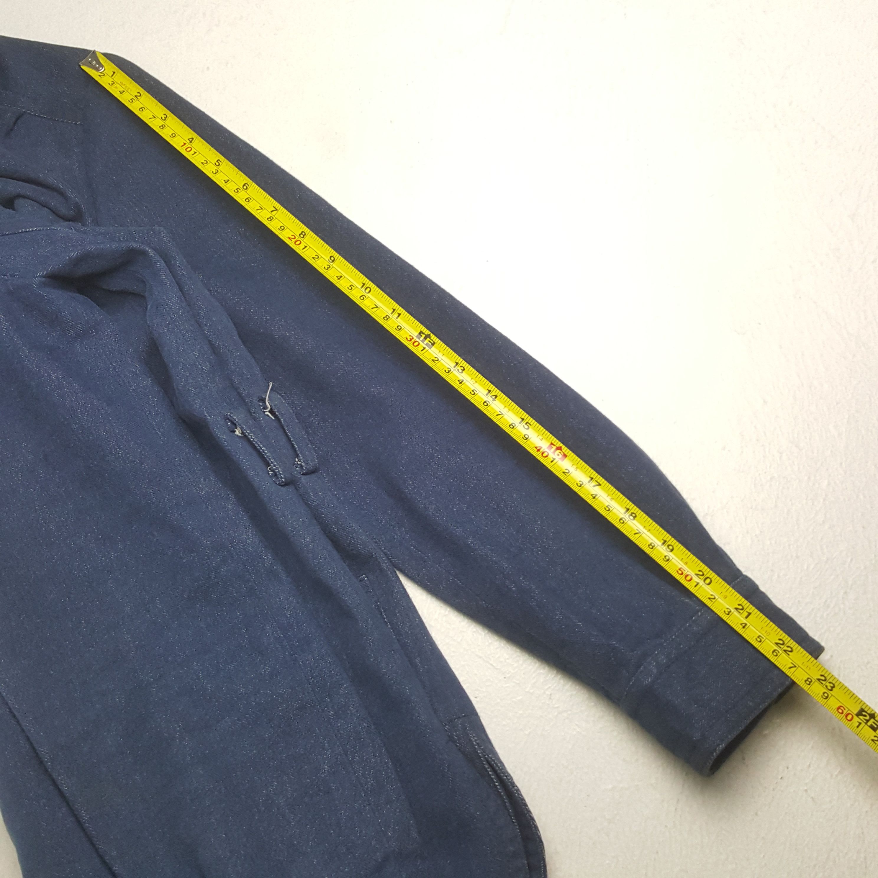 Vintage Vintage Japanese Style Denim Shirt Button Up 32 Size US M / EU 48-50 / 2 - 6 Thumbnail
