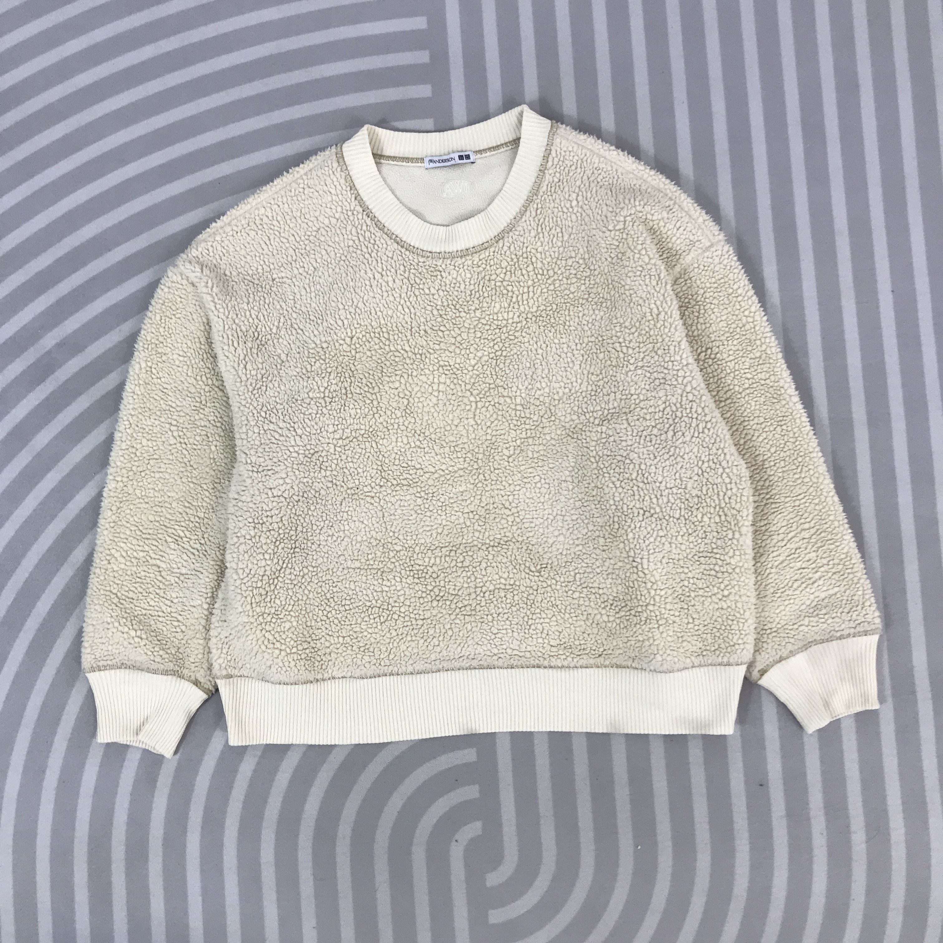Uniqlo Vintage Jw Anderson x Uniqlo sherpa Sweatshirt Jacket K65B4 Size US L / EU 52-54 / 3 - 1 Thumbnail