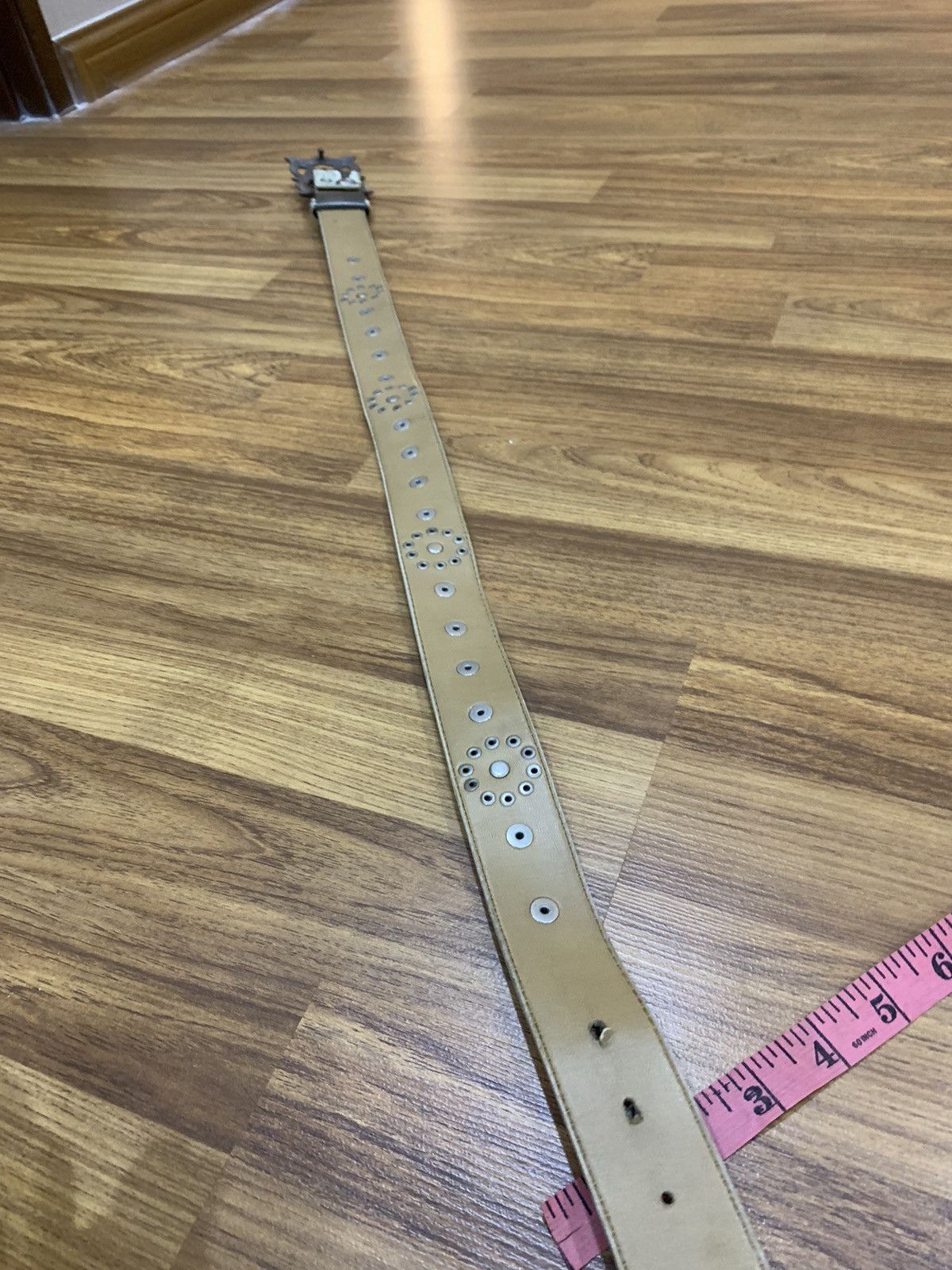 Japanese Brand PYTHON PRINT SINTETIC BELT Size 34 - 7 Thumbnail
