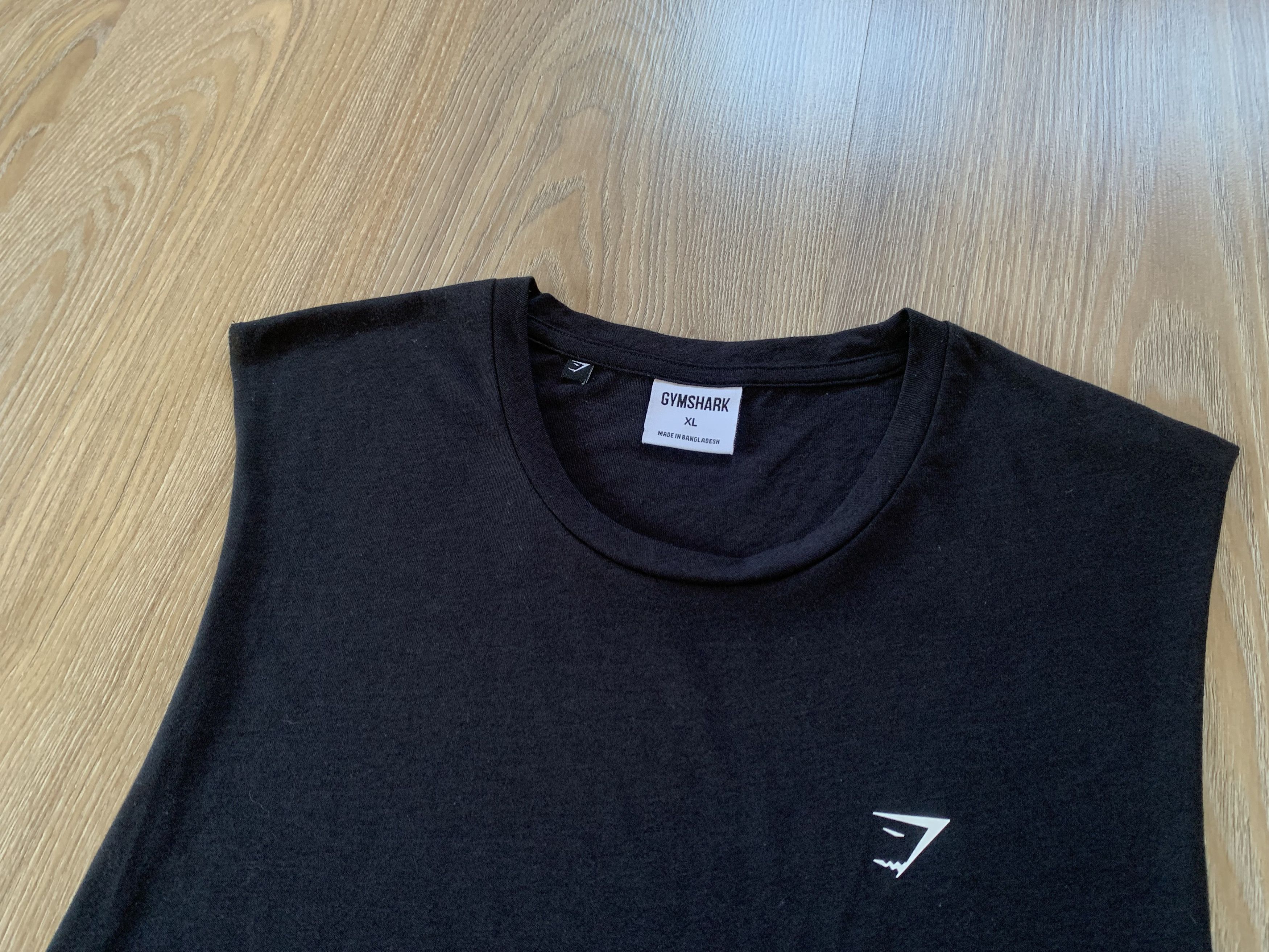 Gymshark Gymshark Cotton Black Tank Top Sleeveless T Shirt Size US XL / EU 56 / 4 - 5 Thumbnail