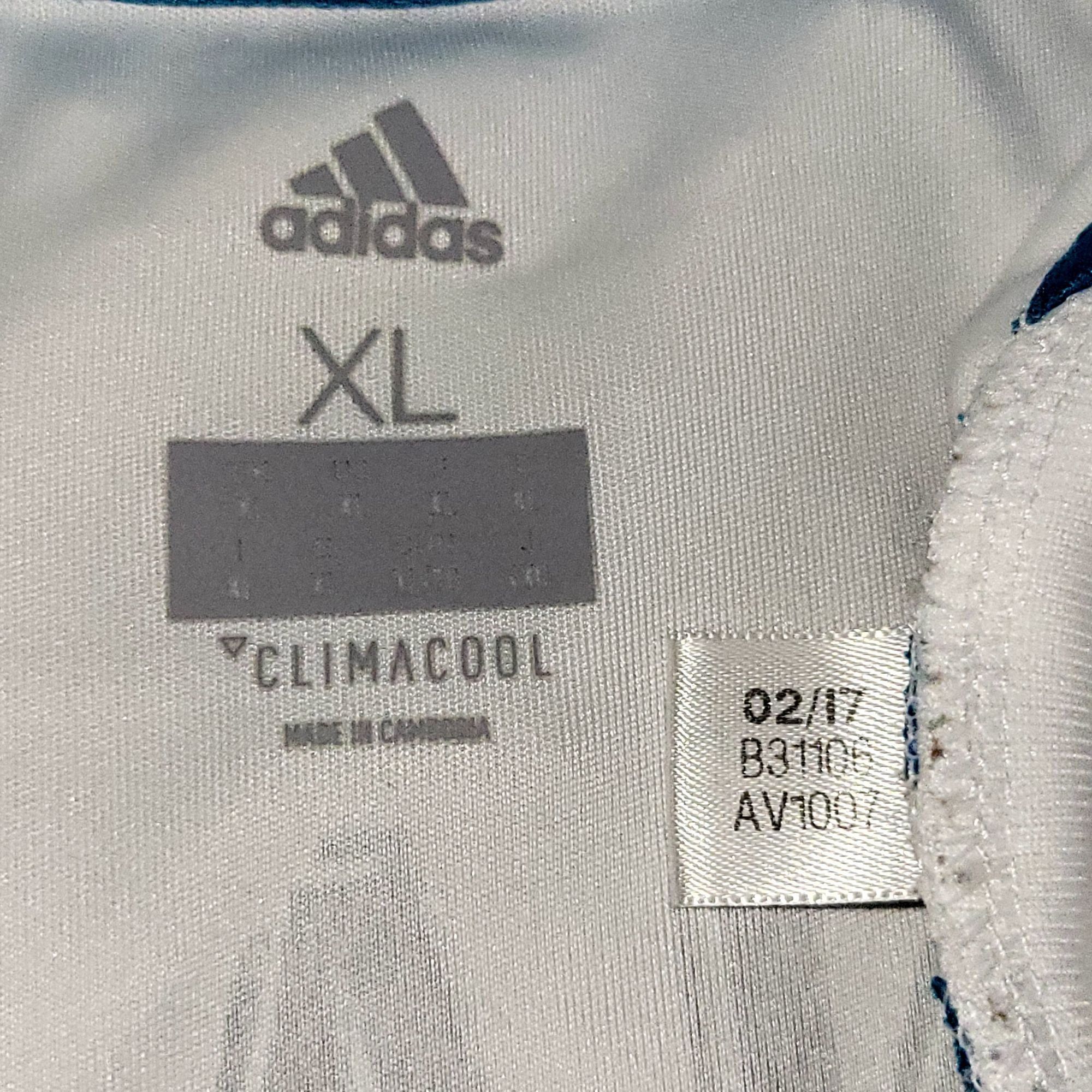 Adidas Ronaldo Real Madrid 2017 2018 LAST GAME Soccer Jersey XL Size US XL / EU 56 / 4 - 7 Thumbnail