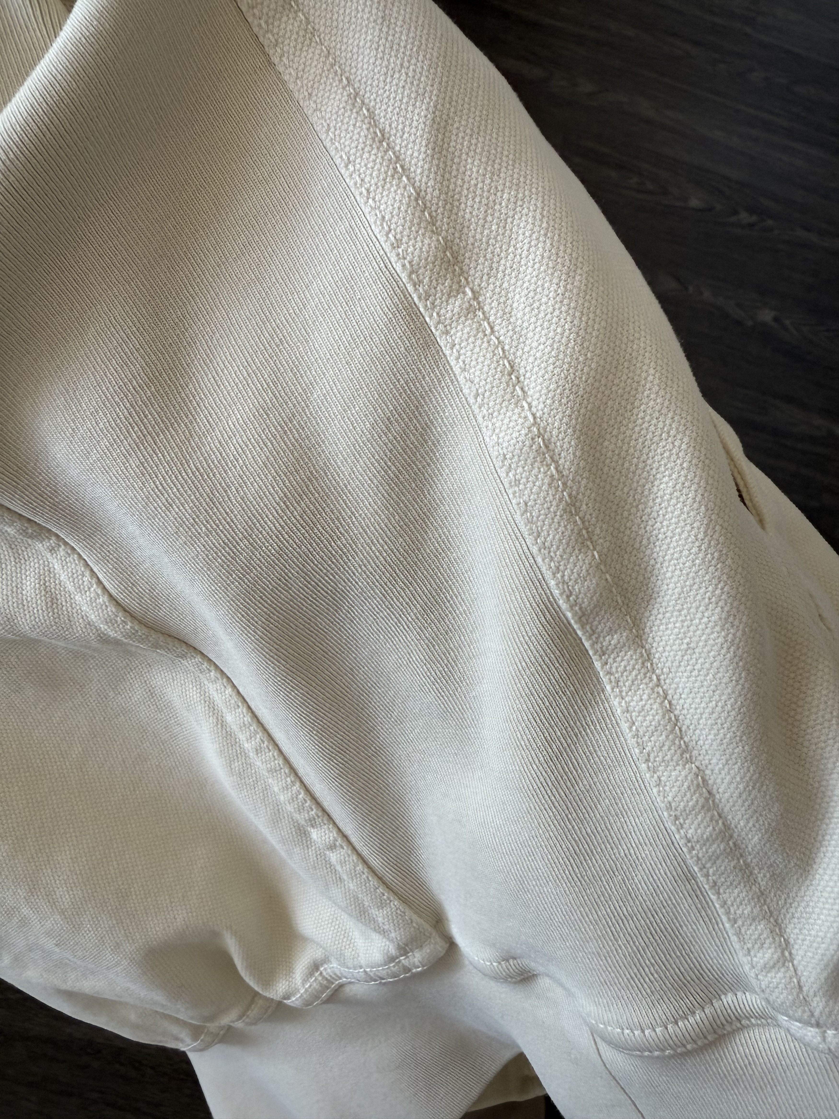 Stone Island ORGANIC PANAMA COTTON 'OLD' EFFECT HOODIE SWEATER Size US M / EU 48-50 / 2 - 7 Thumbnail
