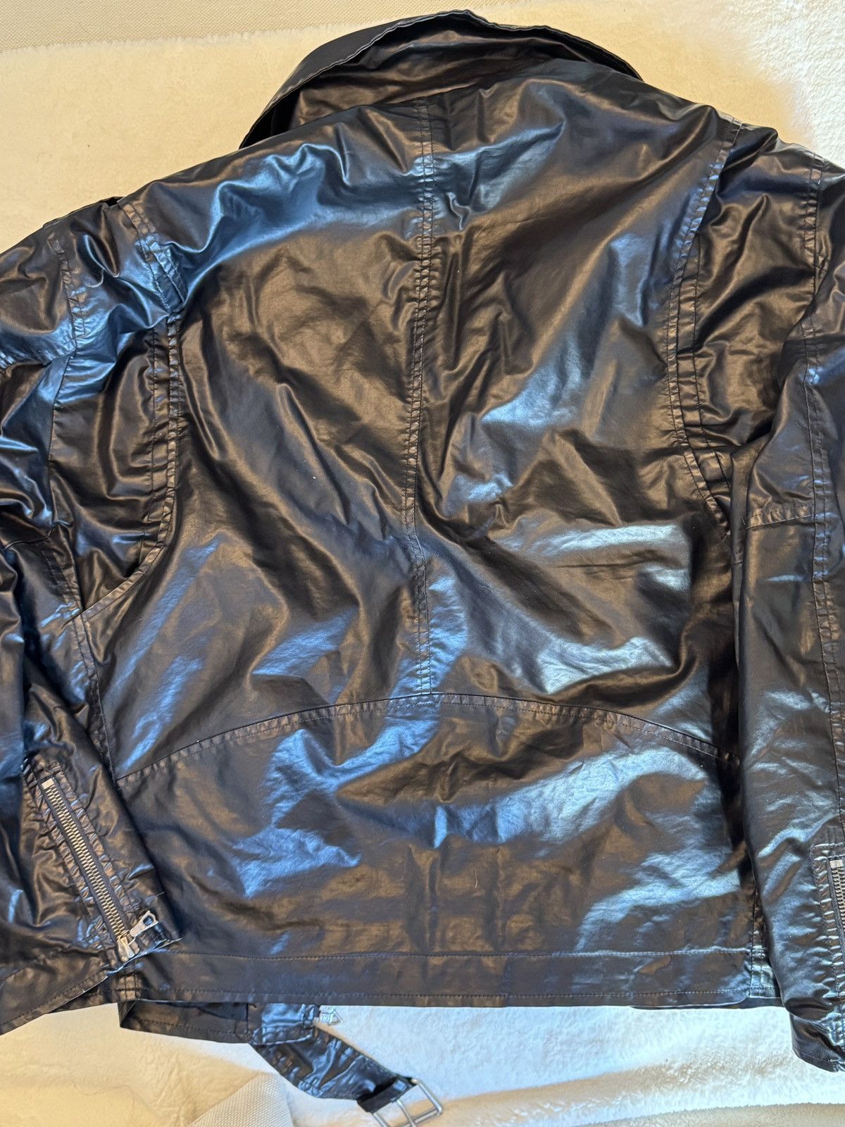 Dries Van Noten Dries Van Noten Black Biker Jacket Size US M / EU 48-50 / 2 - 4 Thumbnail