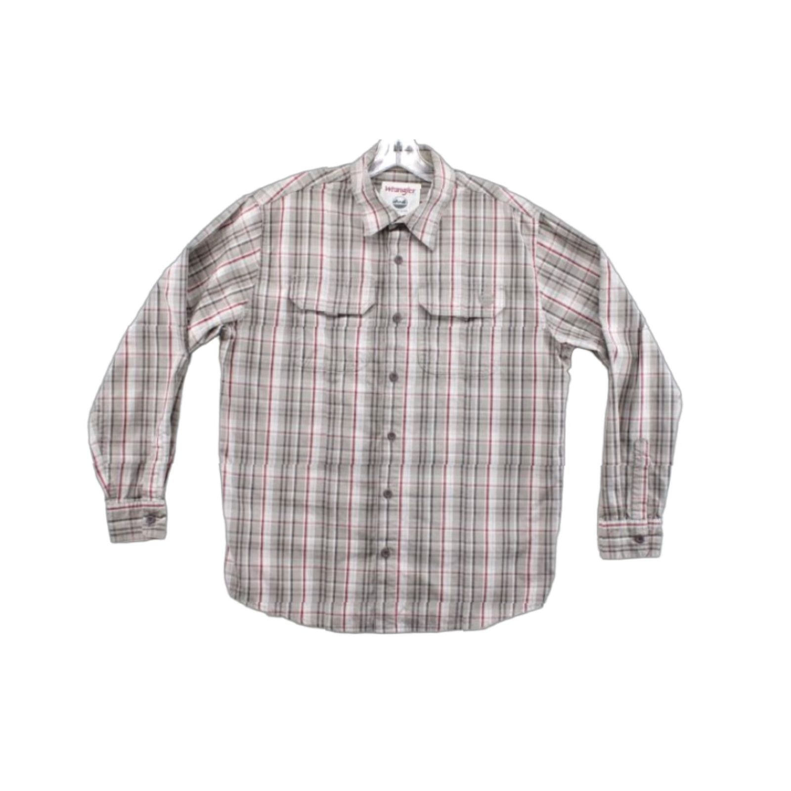 Wrangler VINTAGE Wrangler Premium Shirt Men's M Long Sleeve Brown Plaid Outdoor Cowboy Western Size US M / EU 48-50 / 2 - 1 Thumbnail