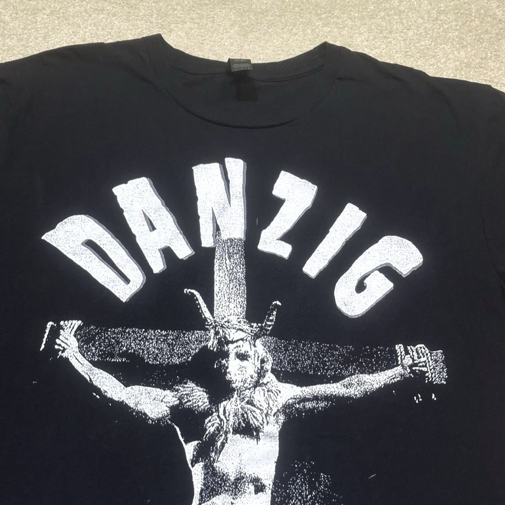 Vintage Danzig Tour 2025 Band T Shirt Mens XL Black Tour 2025 Size US L / EU 52-54 / 3 - 3 Thumbnail