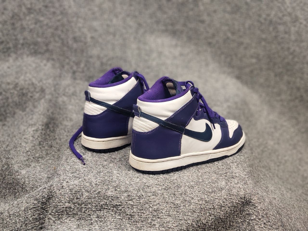 Nike Nike Dunk High Electro Purple Leather Shoes Sneaker Vintage Size US 8 / IT 38 - 13 Thumbnail