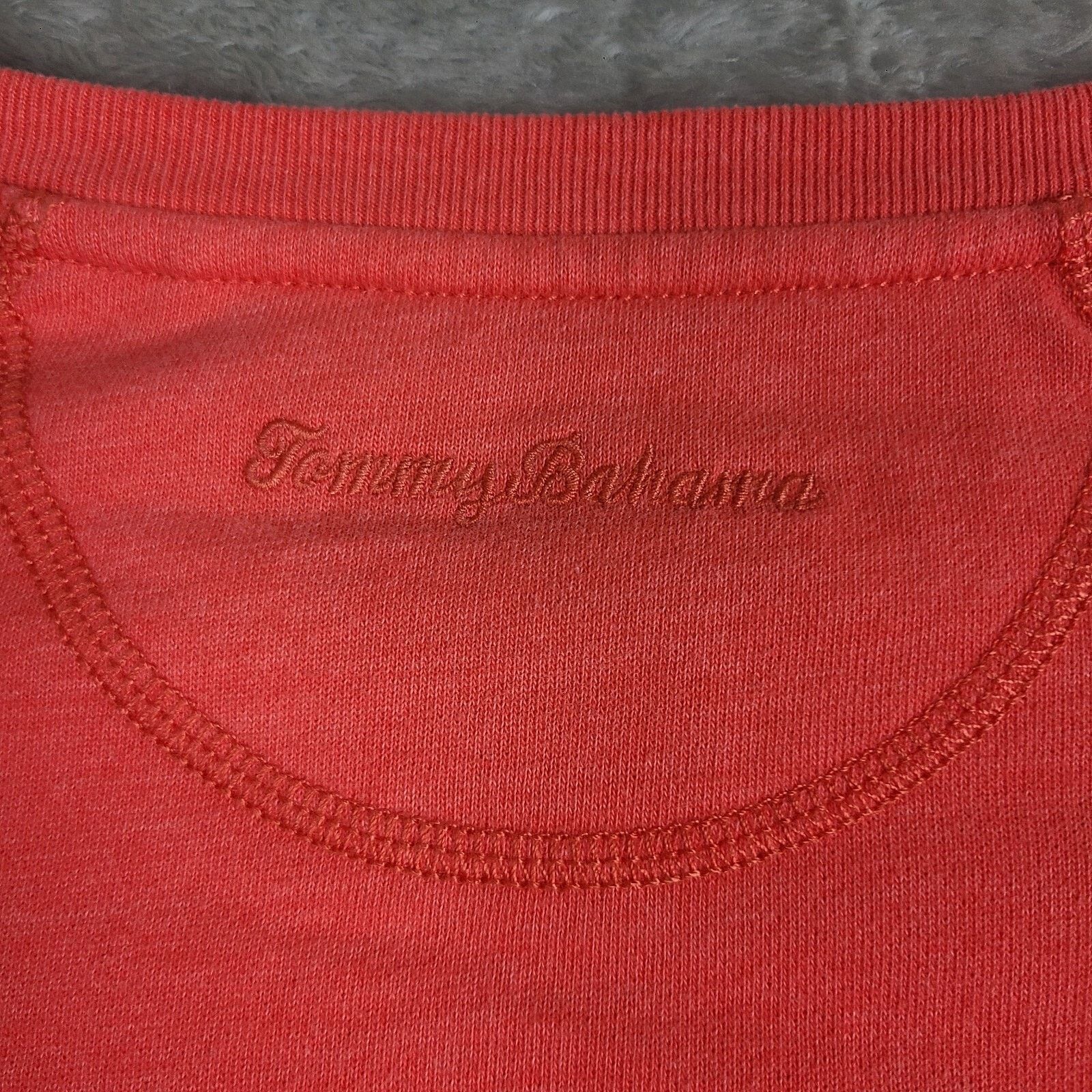 Tommy Bahama Tommy Bahama Coral Sun Fade Sweatshirt -Womens sz XXS Pink Size XXS / US 00 / IT 34 - 6 Thumbnail