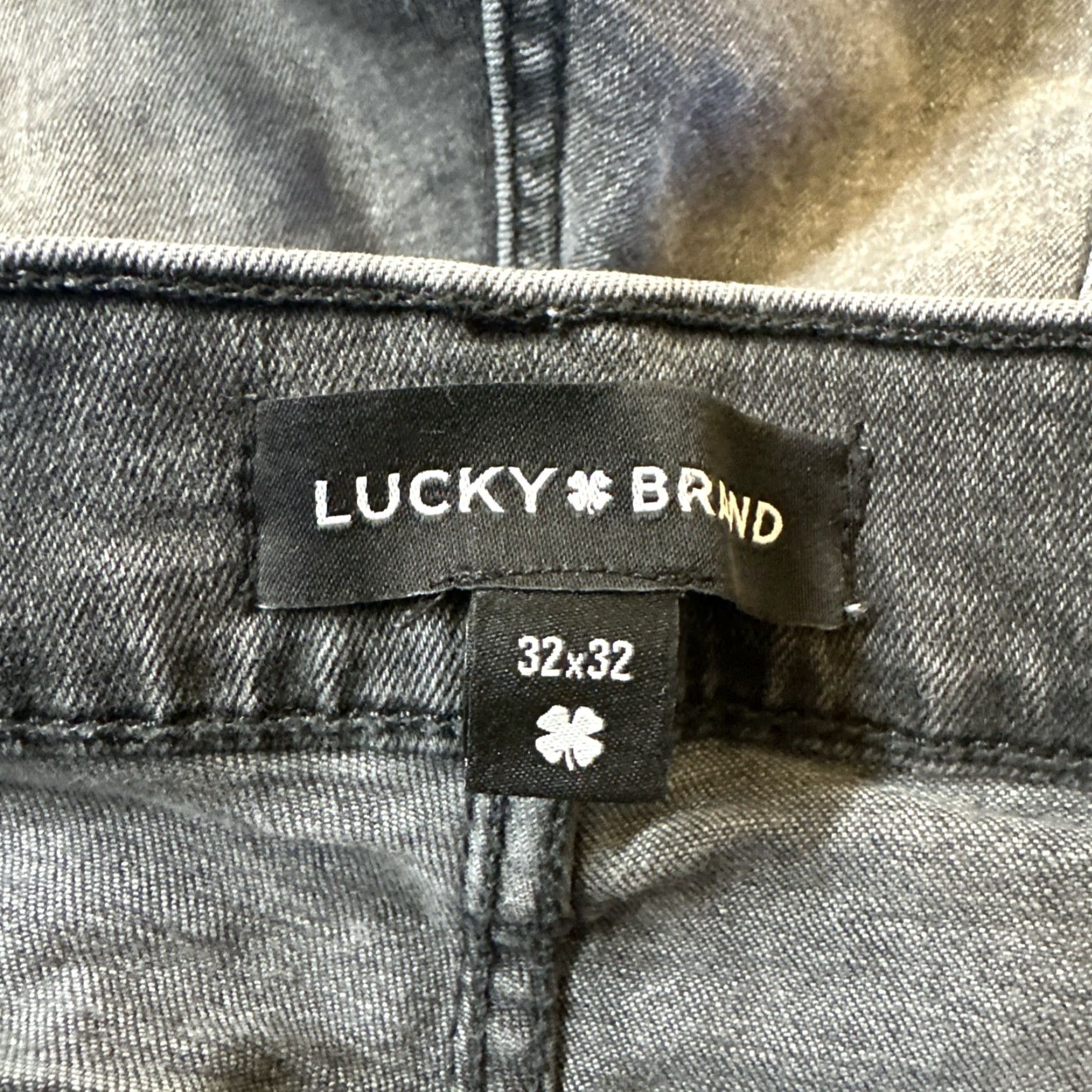 Lucky Brand Lucky Brand 223 Straight Jeans Mens W32 L32 Gray Denim 5-Pocket Stretch Slim Regular Casual Pants Size US 32 / EU 48 - 7 Thumbnail