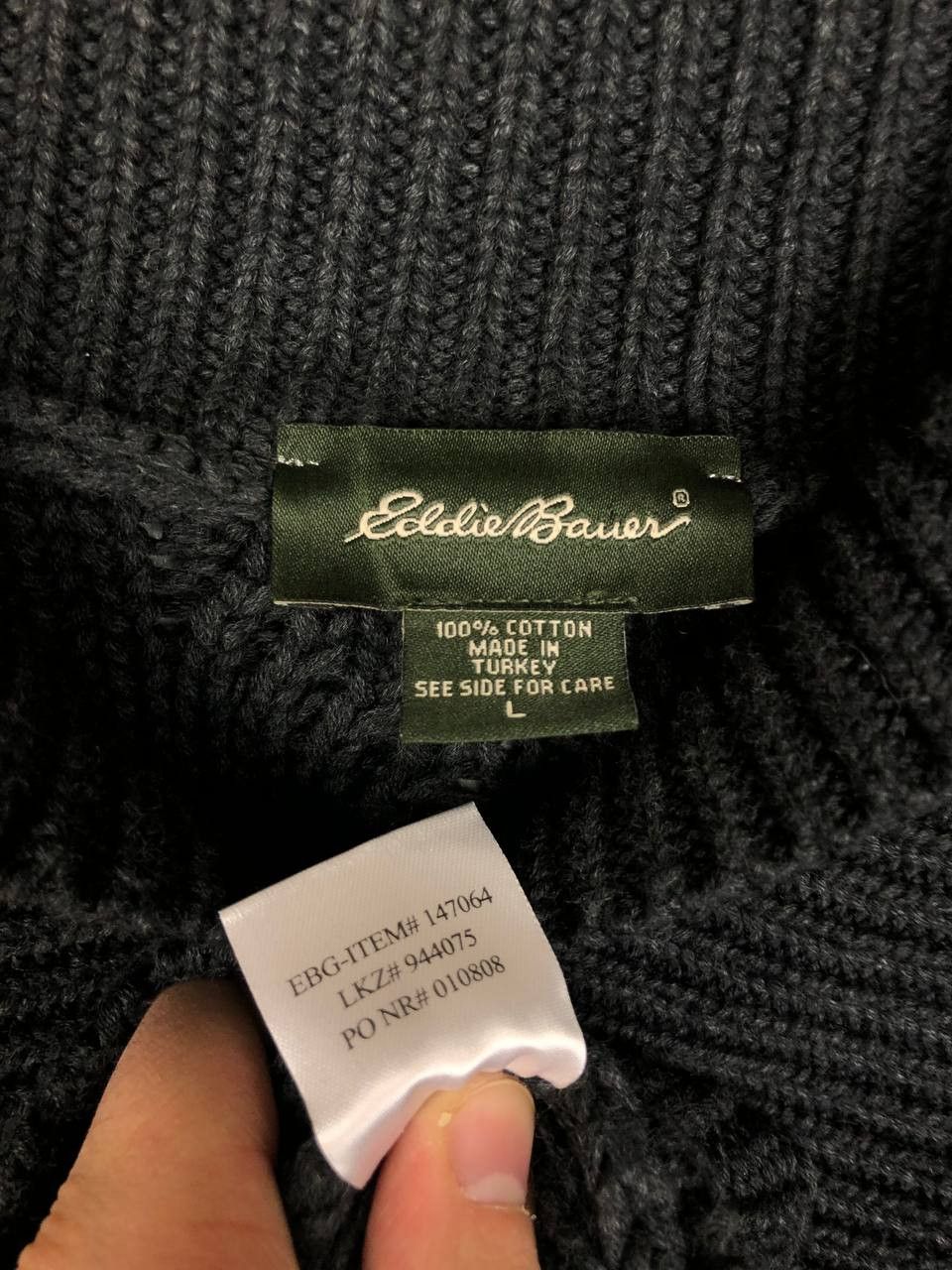 Eddie Bauer Eddie Bauer Cable Knit Cardigan Sweater size L Size US L / EU 52-54 / 3 - 7 Thumbnail