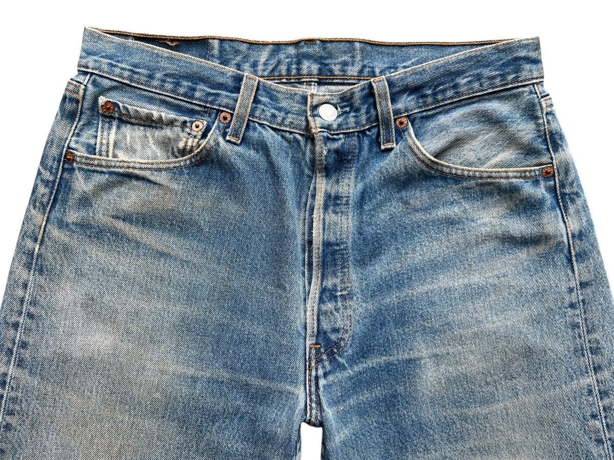 Levi's Vintage Levis 501 Distressed Denim Jeans 33x33 Size US 33 - 7 Thumbnail