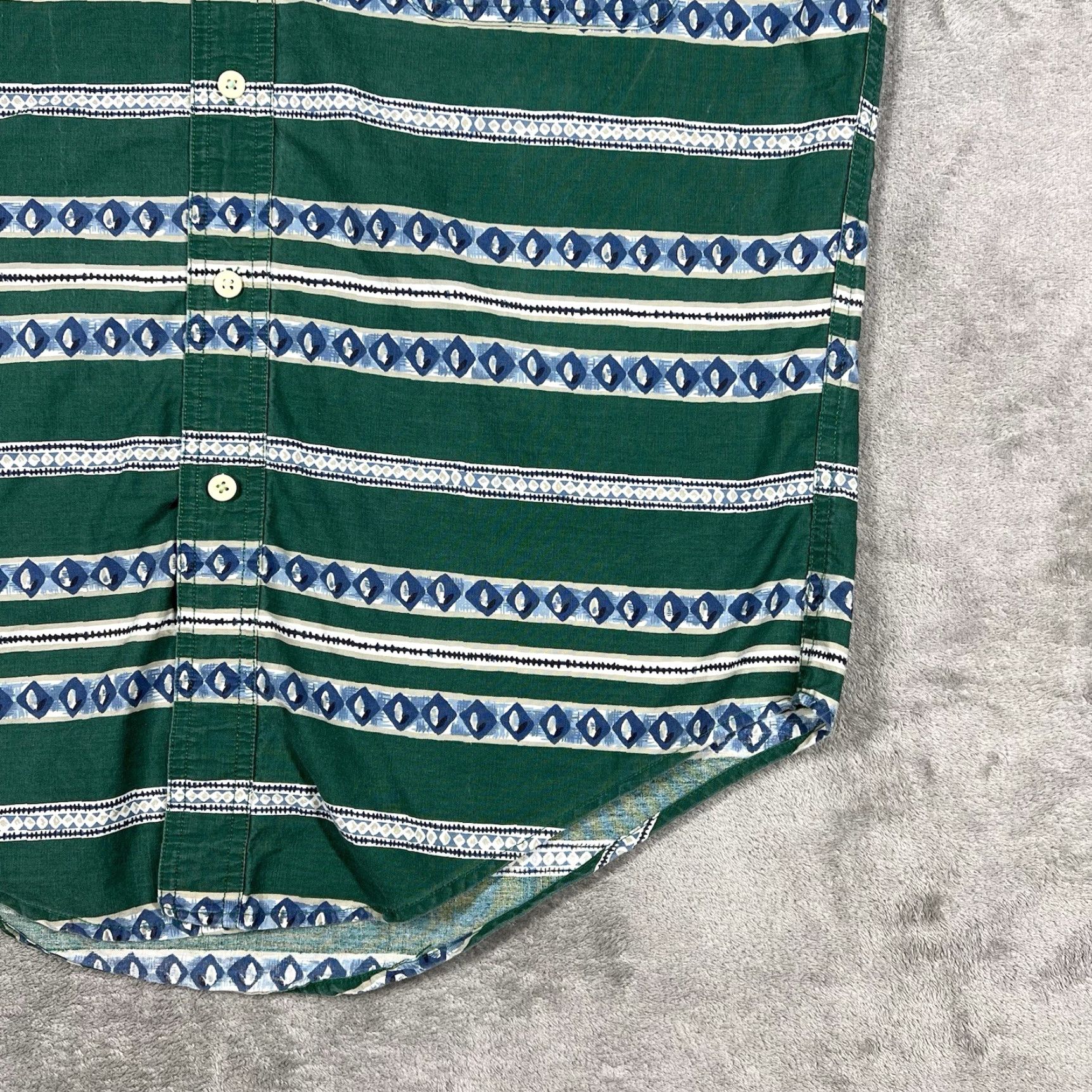 Chaps VINTAGE Chaps Ralph Lauren Button-Up Shirt Men’s M Green Striped Casual, Workwear, 90s, Preppy, Retro Mens Size US M / EU 48-50 / 2 - 5 Thumbnail