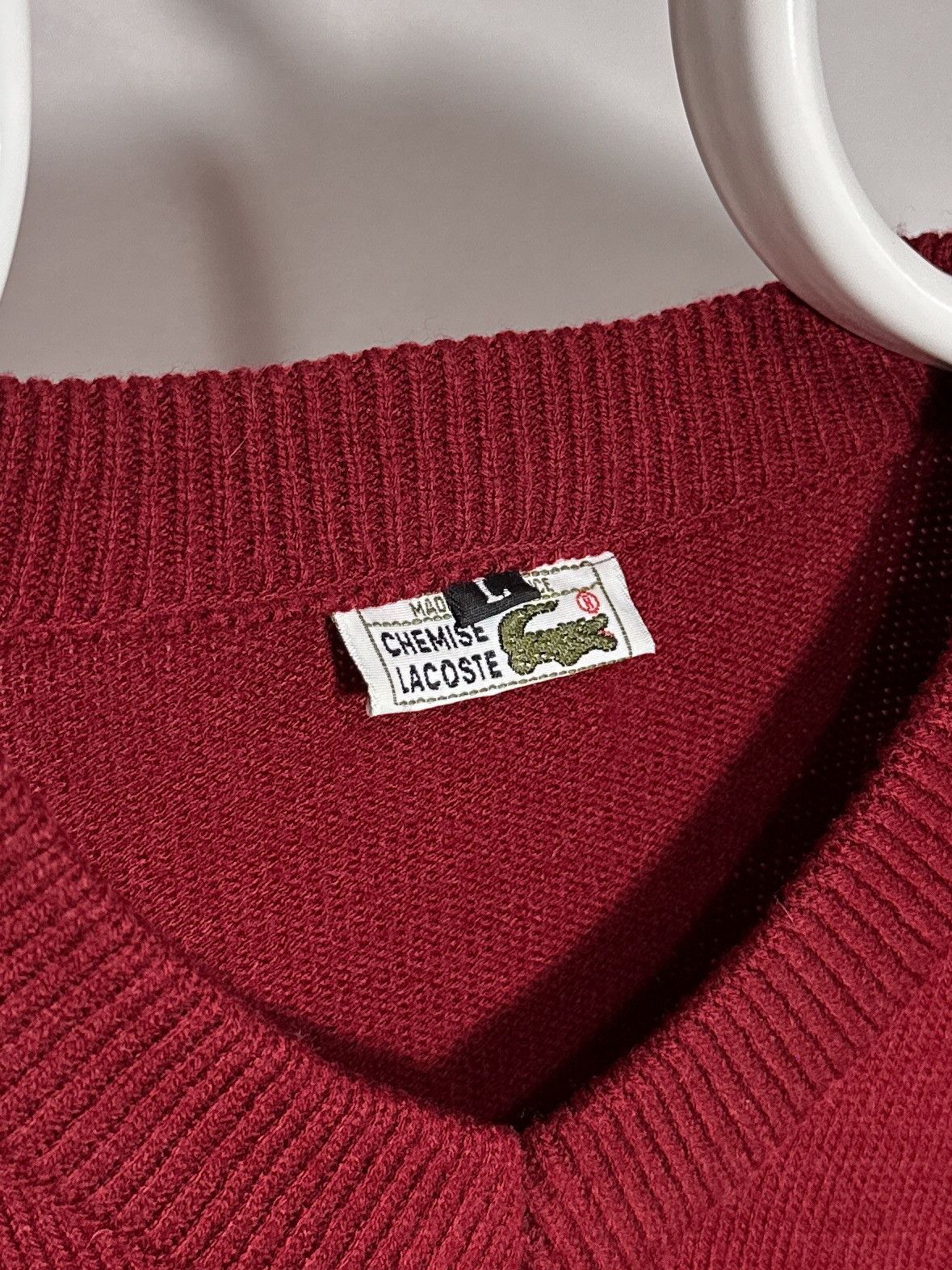 Lacoste Vintage Lacoste Chemise Sweater 90s Made in France Size US L / EU 52-54 / 3 - 4 Thumbnail