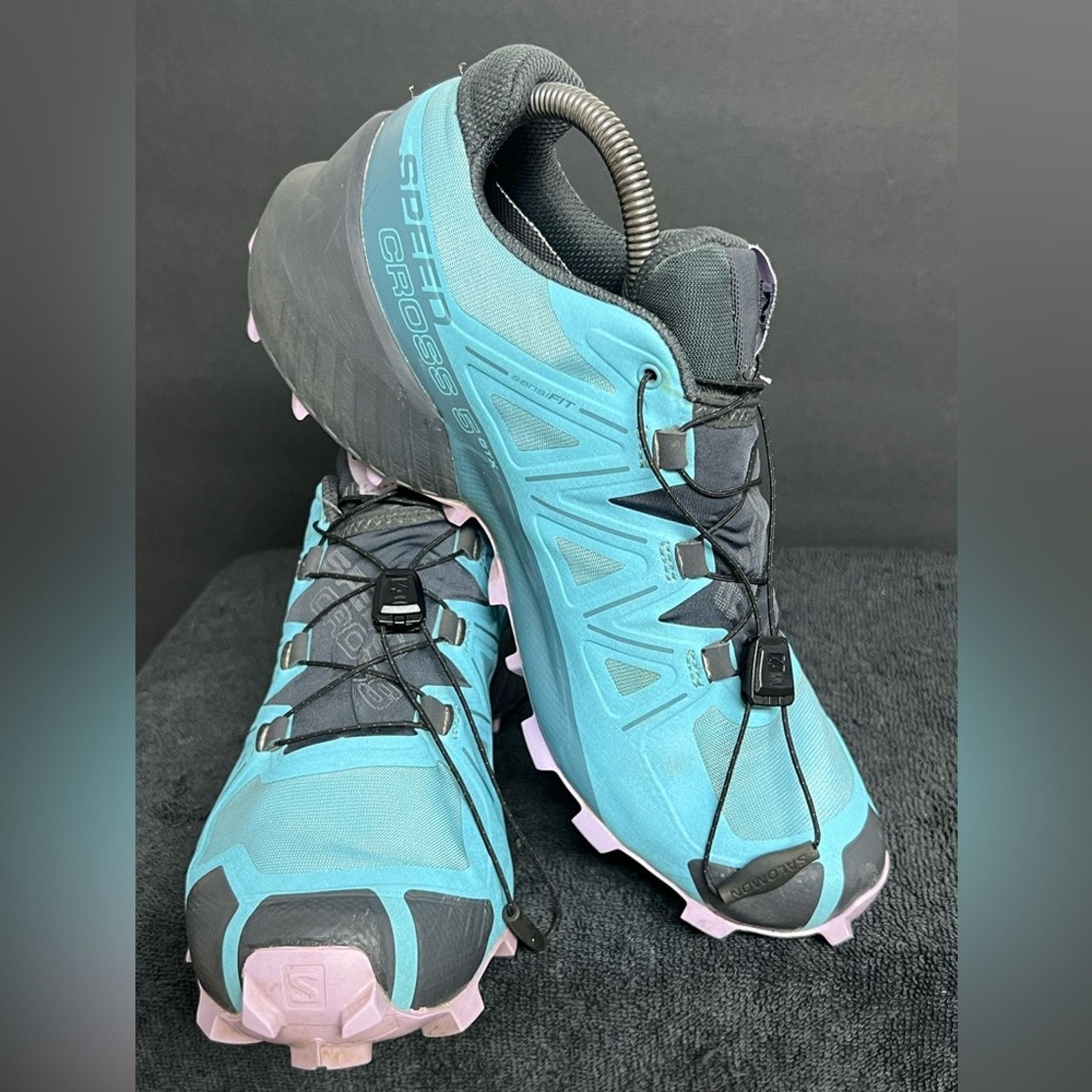 Salomon Salomon Speedcross 5 Shoes Womens 8.5 Teal Blue Green Trail Size US 8.5 / IT 38.5 - 6 Thumbnail