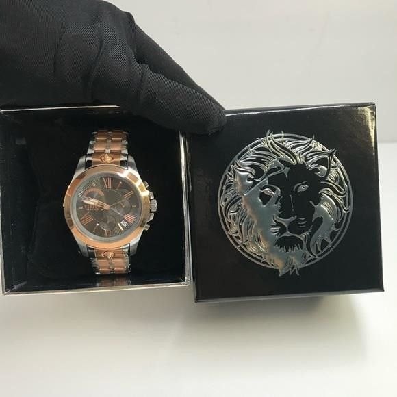 Versus Versace New Authentic VERSUS Versace Men's Gray Dial Stainless Steel Size ONE SIZE - 10 Thumbnail