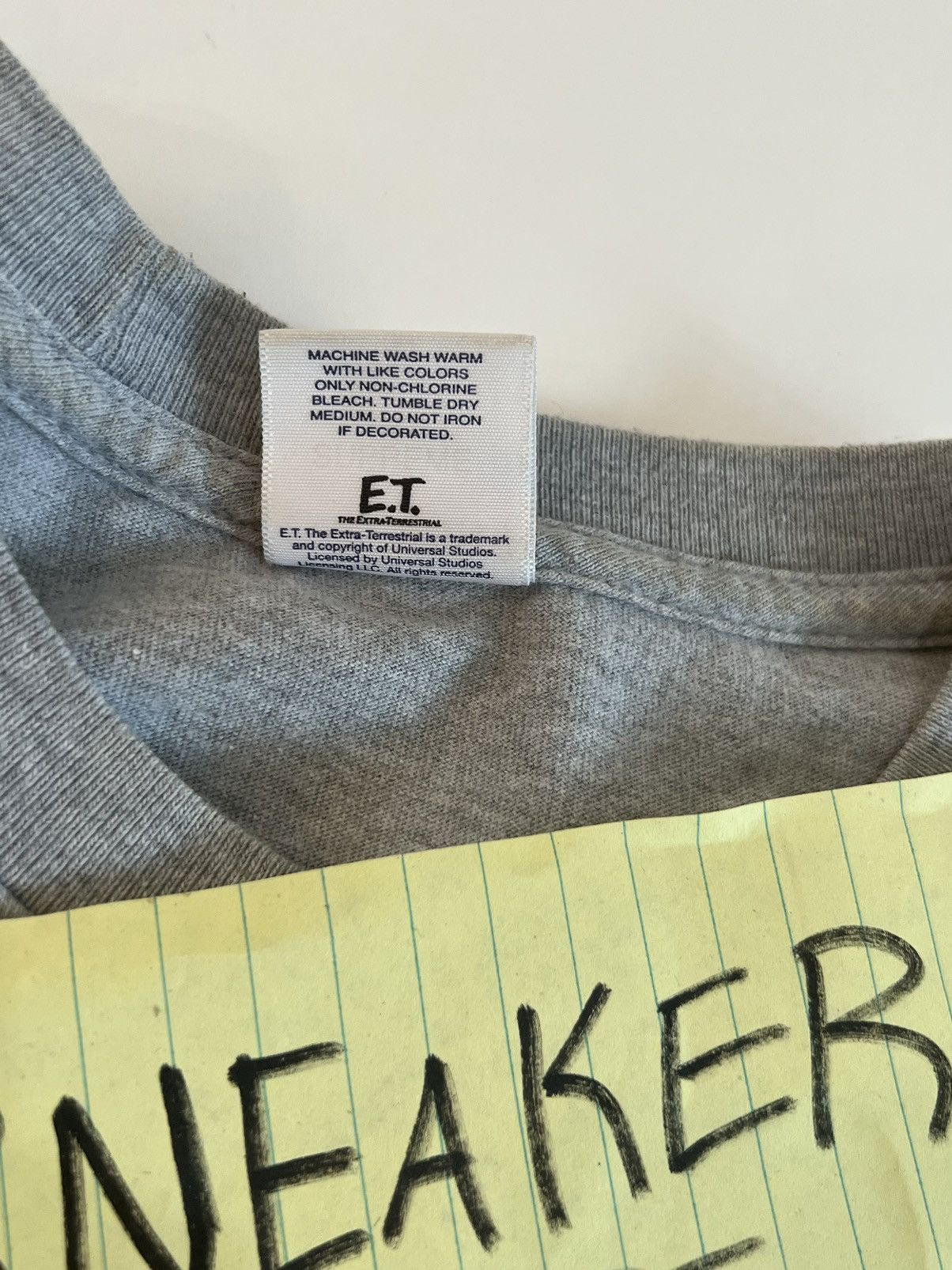 Supreme Supreme ET T Shirt Grey Size Large EXCELLENT CONDITION FW15 Size US L / EU 52-54 / 3 - 7 Thumbnail