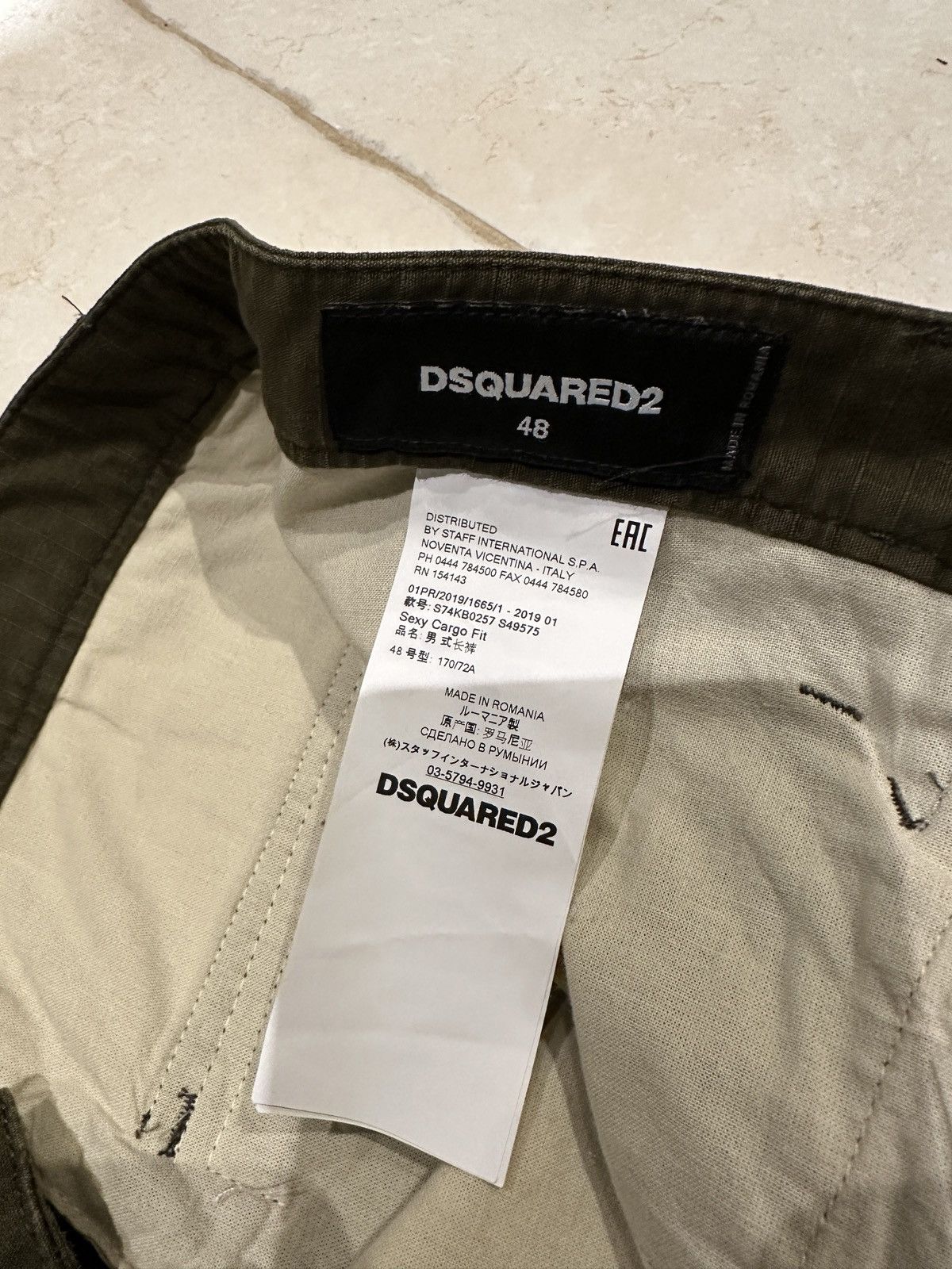 Dsquared2 Dsquared2 Sexy Cargo Fit ‘SS19 Size US 31 - 3 Thumbnail