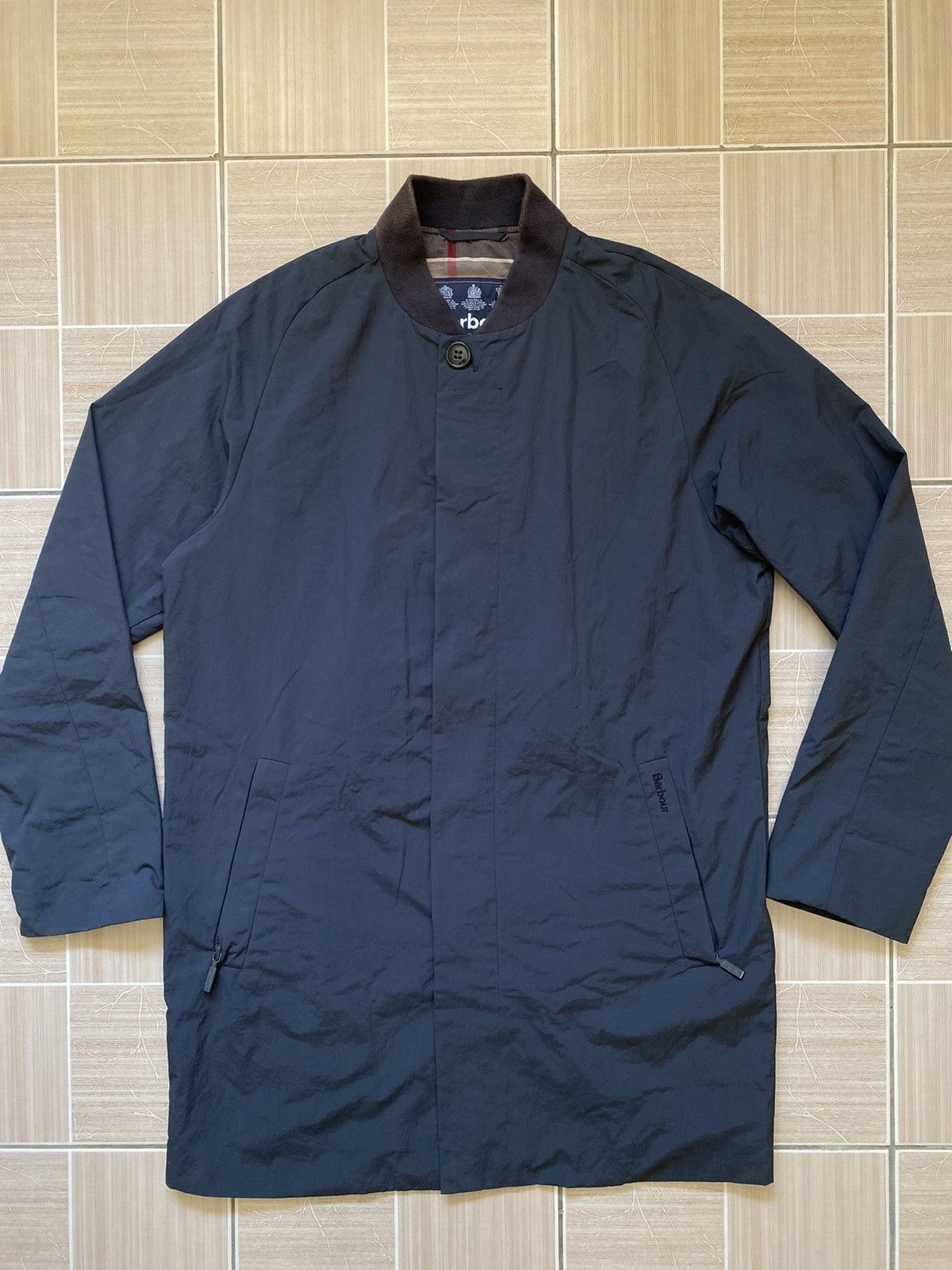 Barbour Dress Tartan Long Coach Jacket