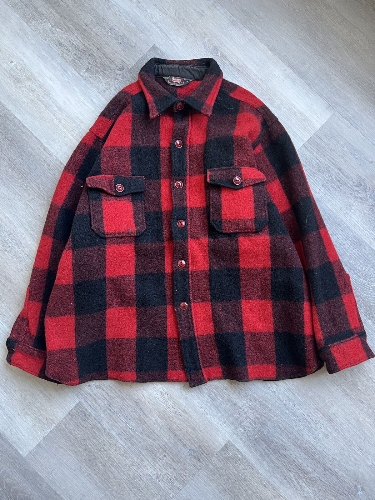 Vintage 50’s Woolrich plaid Flannel shirt