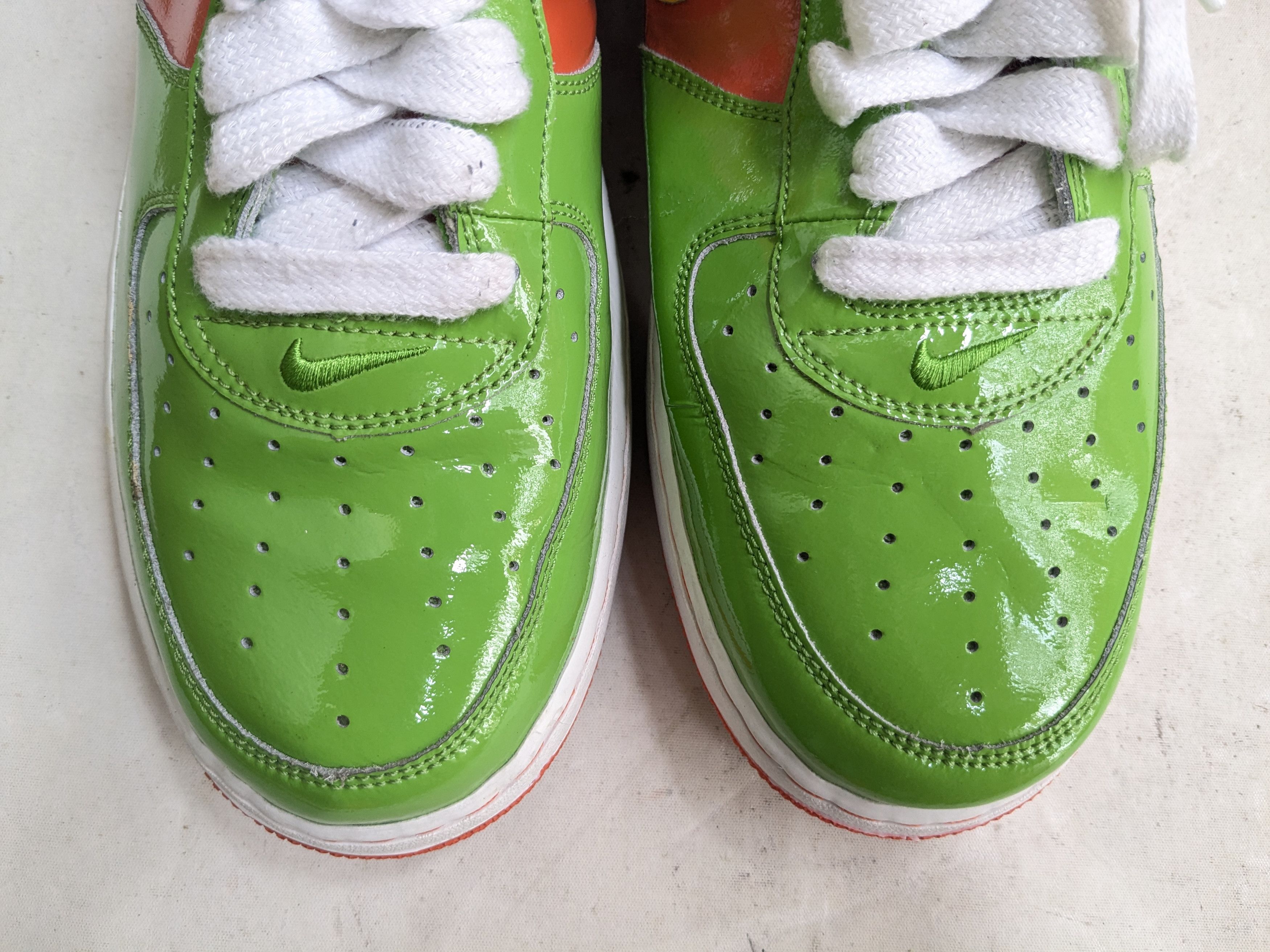 Nike Nike Air Force 1 Premium Citrus 2006 312945-372 Size US 13 / EU 46 - 4 Thumbnail