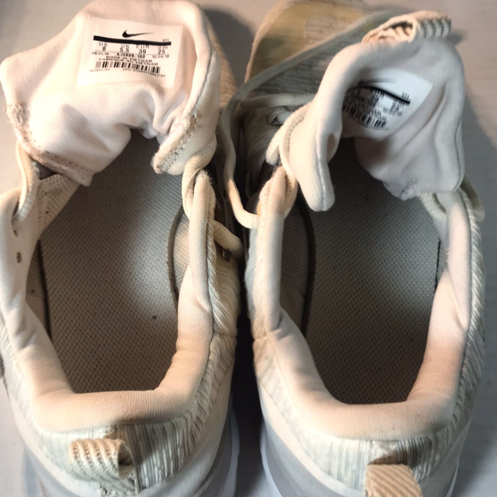 Nike Nike Renew Womens Sneakers Athletic Lace Up Low Top Casual Activewear Size 8 Beige Size US 8 / IT 38 - 7 Thumbnail