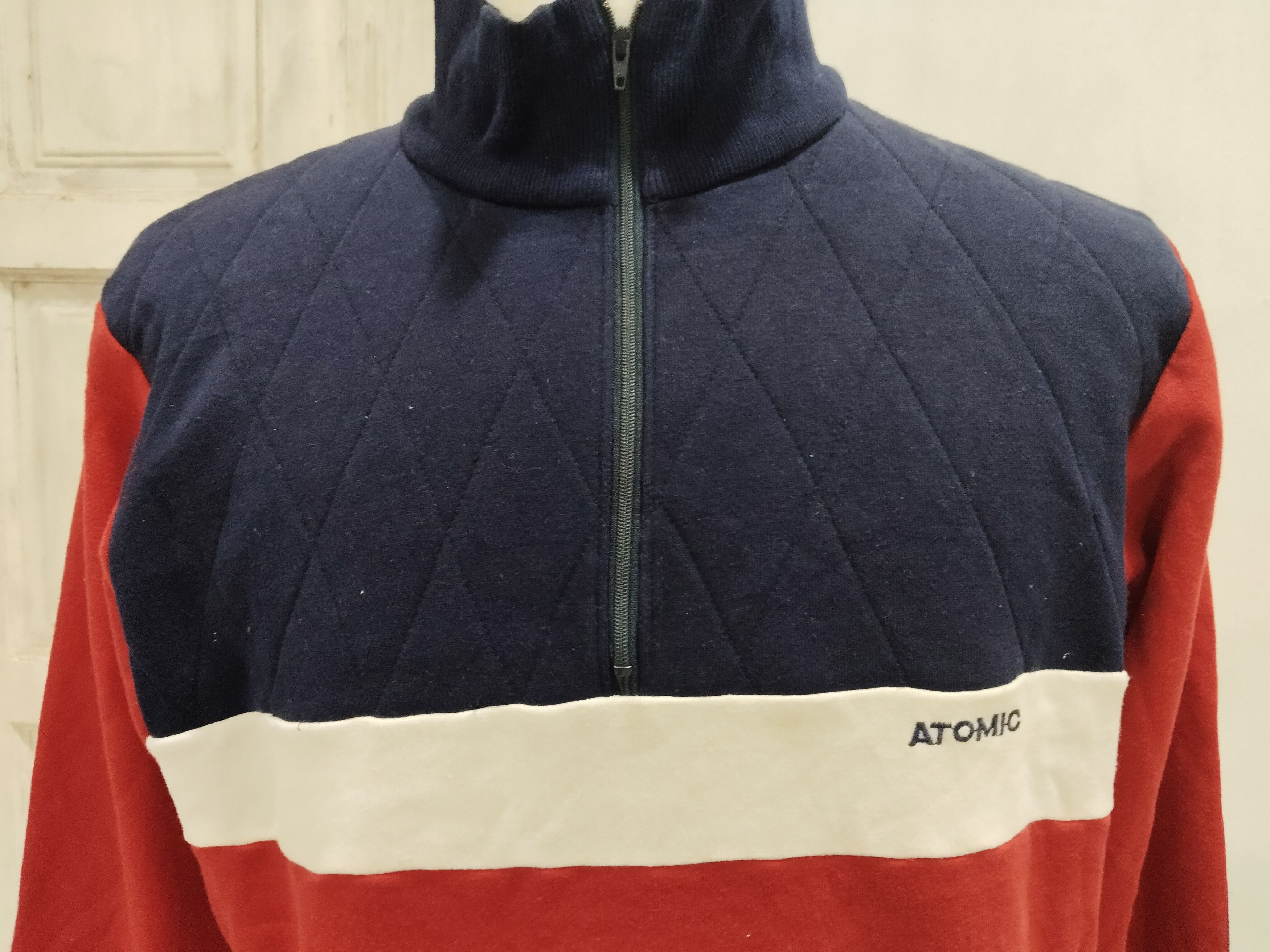 Asics × Atomic × If Six Was Nine Vintage 90s Atomic by Asic Half Zipper Sweatshirt Size US M / EU 48-50 / 2 - 4 Thumbnail