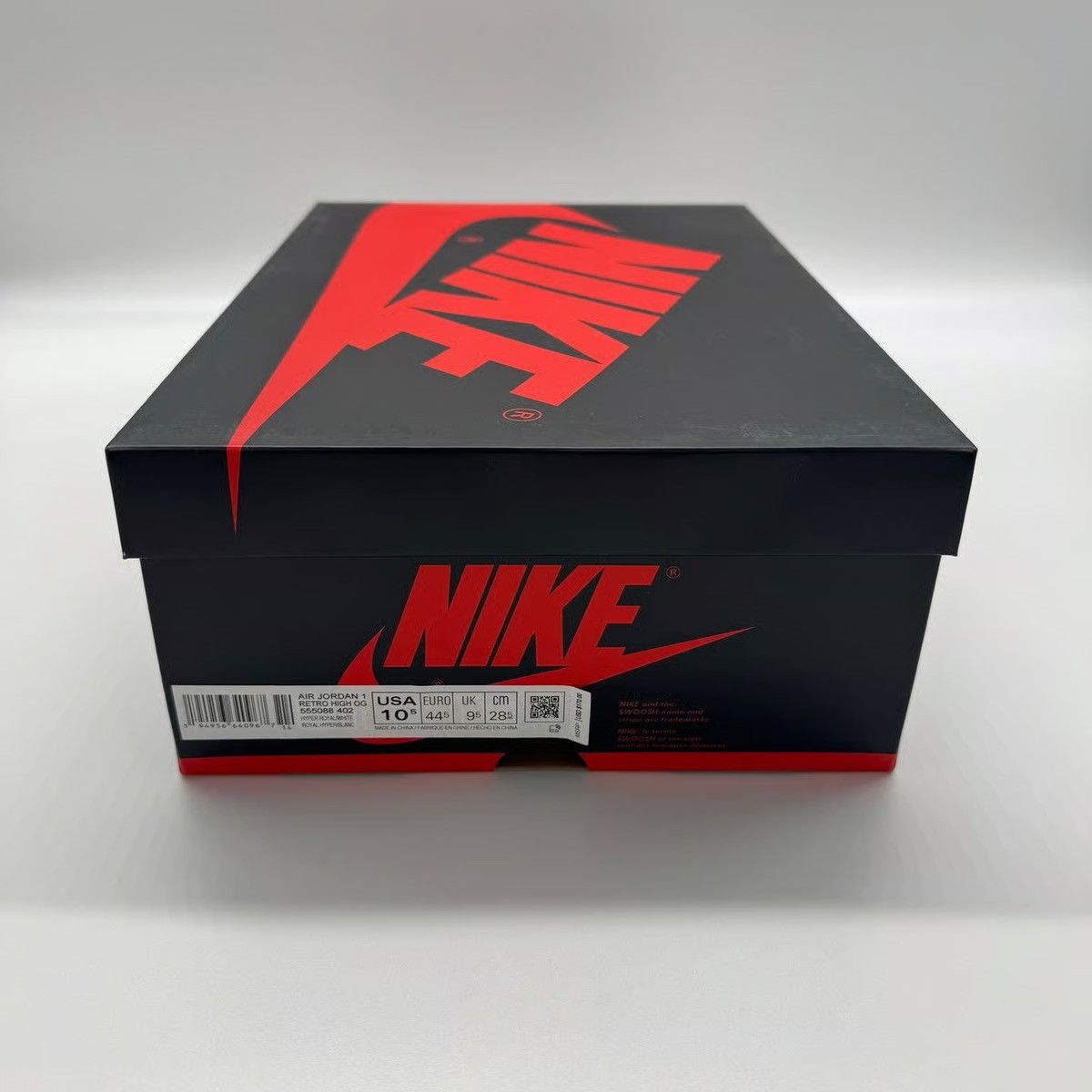 Jordan Brand Jordan 1 Retro High Hyper Royal Smoke Grey Size US 10.5 / EU 43-44 - 9 Thumbnail