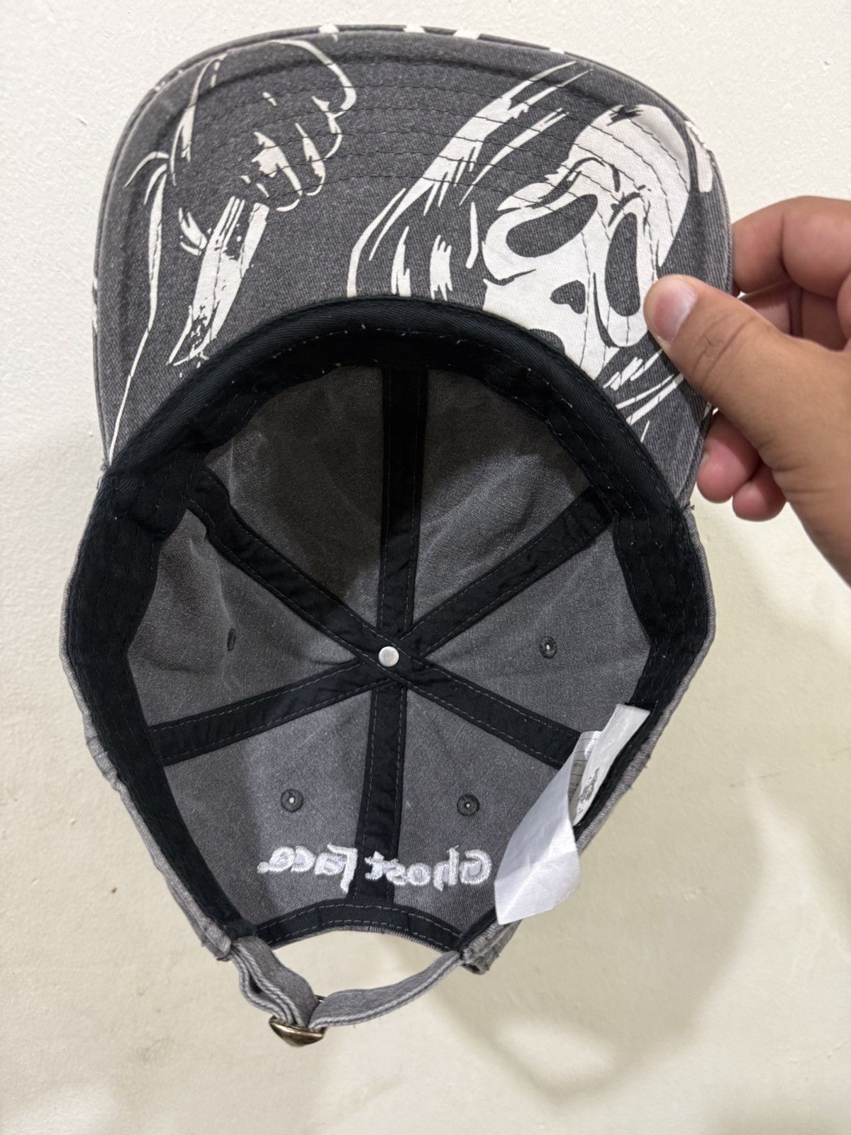 Vintage VTG Ghost Face Punk Full Printed Hat Size ONE SIZE - 5 Thumbnail