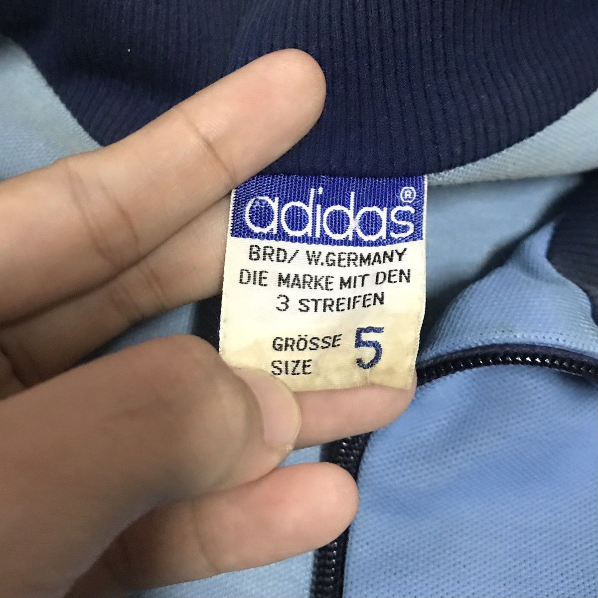 Adidas × Vintage Adidas Made in West Germany Vintage Sweater Size US S / EU 44-46 / 1 - 2 Thumbnail
