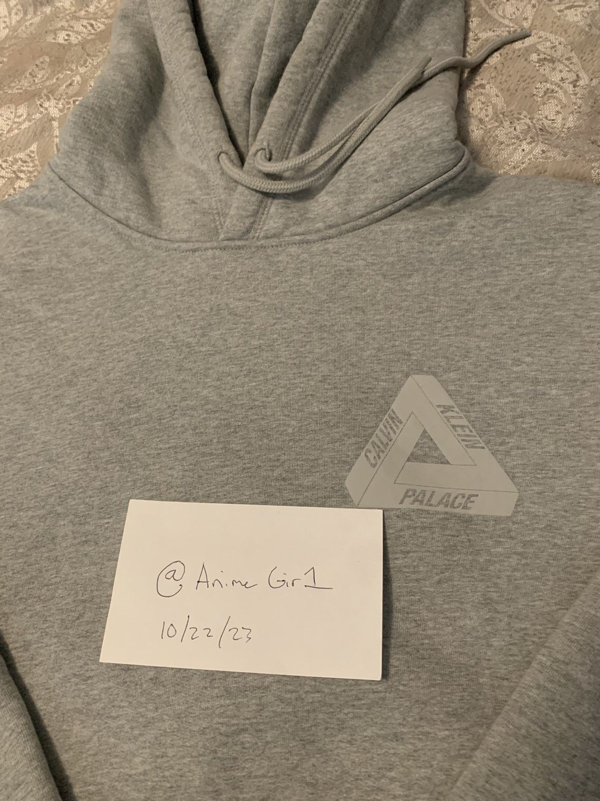 Calvin Klein × Palace Calvin Klein Palace TriFerg Grey Hoodie sz L Size US L / EU 52-54 / 3 - 4 Thumbnail
