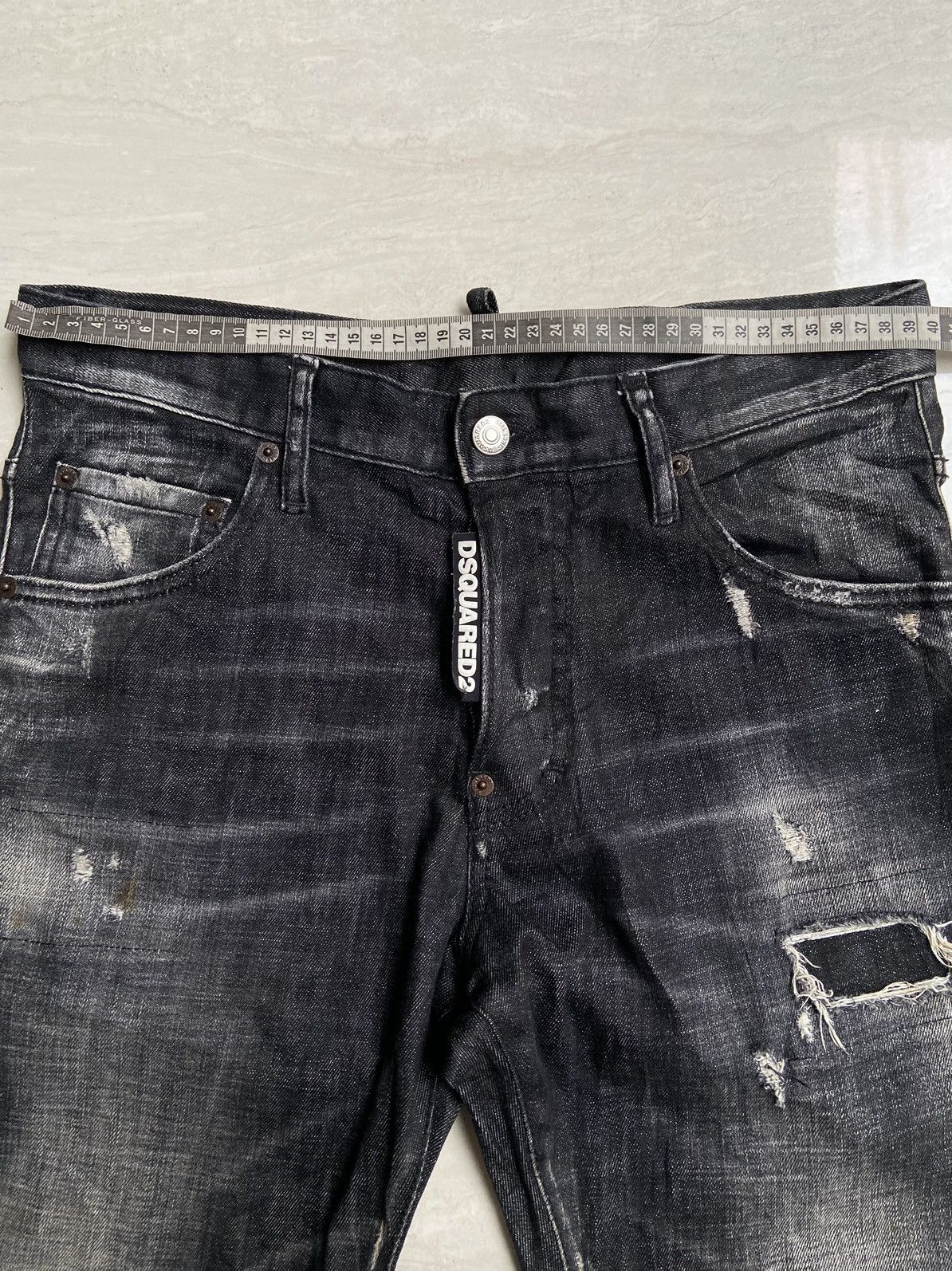 Dsquared2 DSQUARED2 Black Denim Pants Size US 30 / EU 46 - 4 Thumbnail