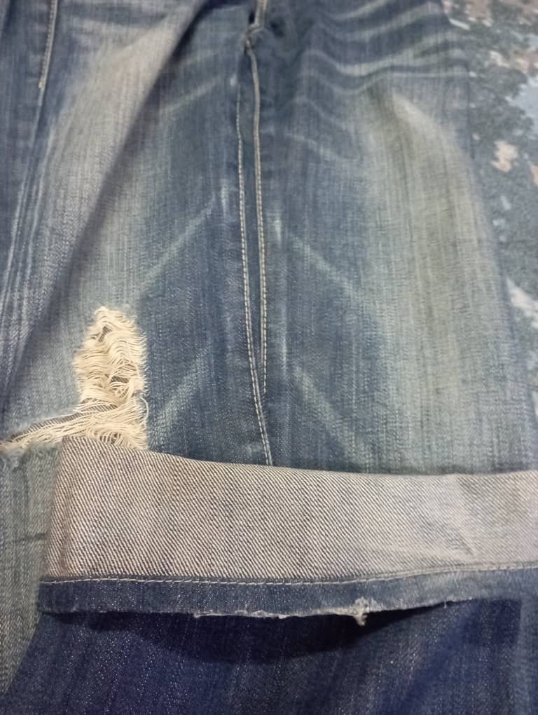 Tornado Mart Flare Jeans Made In Japan Mud Rusty Black By Moussy Bootcut Size 24" / US 00 / IT 34 - 8 Thumbnail