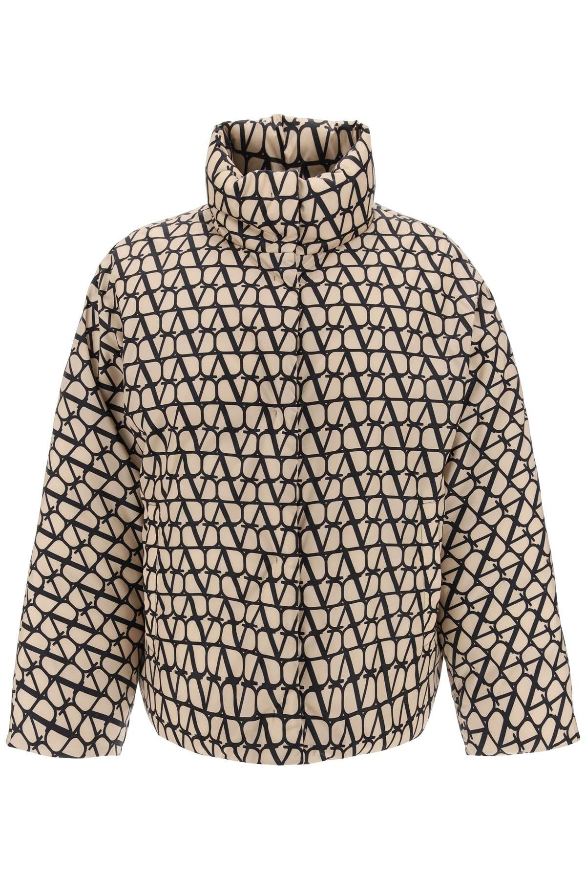VALENTINO GARAVANI Toile Iconographe Oversized Puffer Jacket