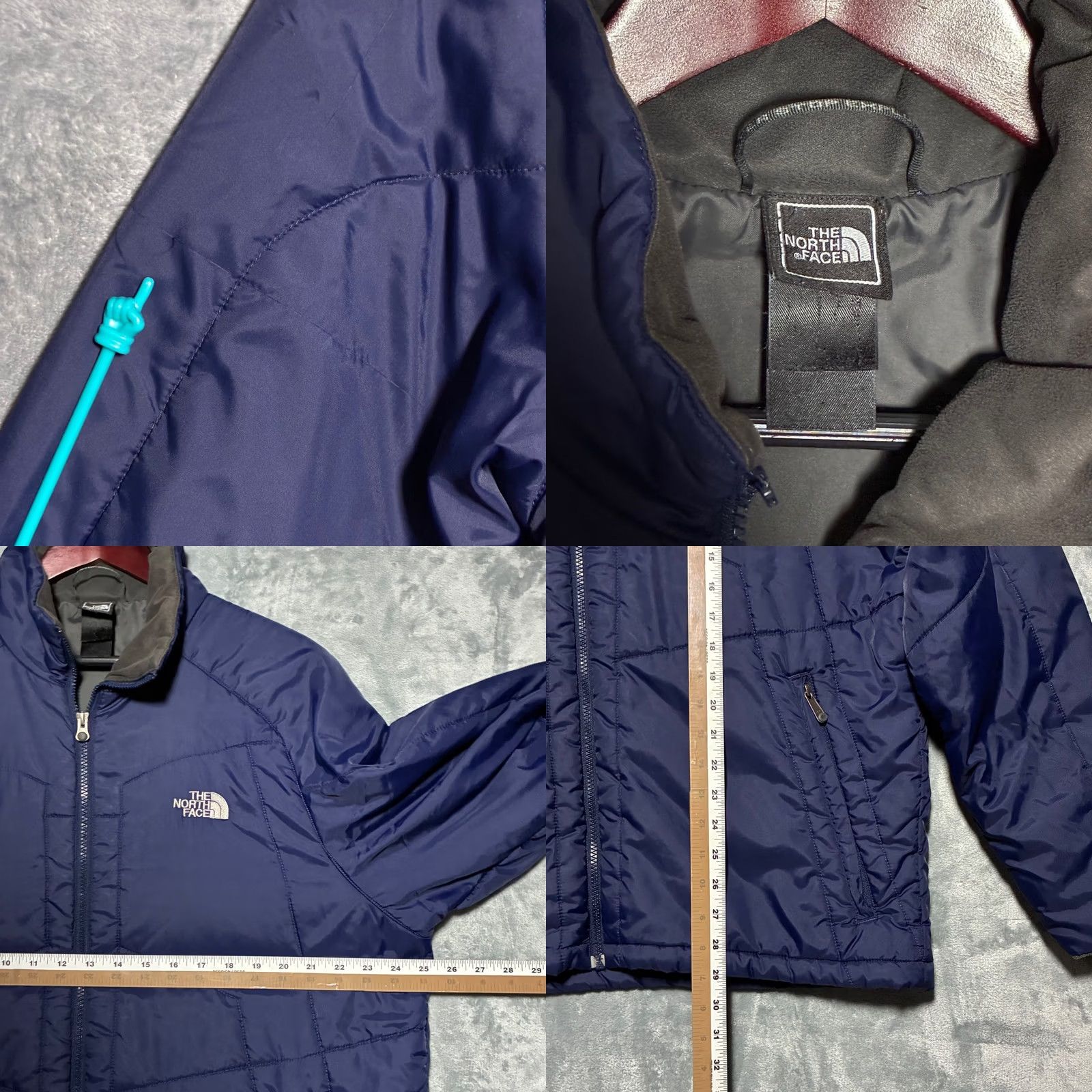 The North Face The North Face Jacket Nylon Quilted Full Zip Puffer Mens XL Navy Blue Size US XL / EU 56 / 4 - 8 Thumbnail