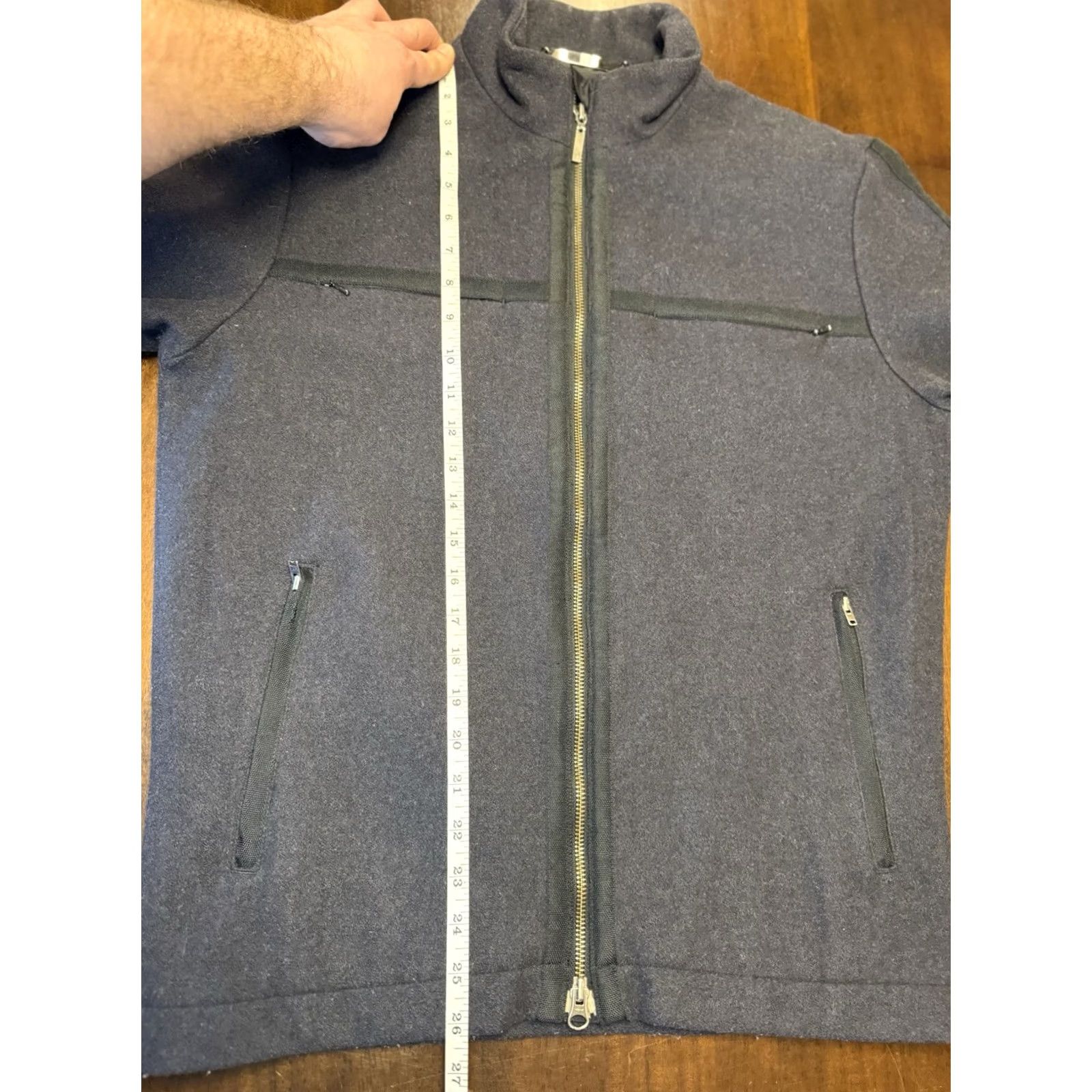 Nike VINTAGE Nike Tiger Woods Bomber Jacket Mens M Gray Wool Blend Zip Up Size US M / EU 48-50 / 2 - 7 Thumbnail