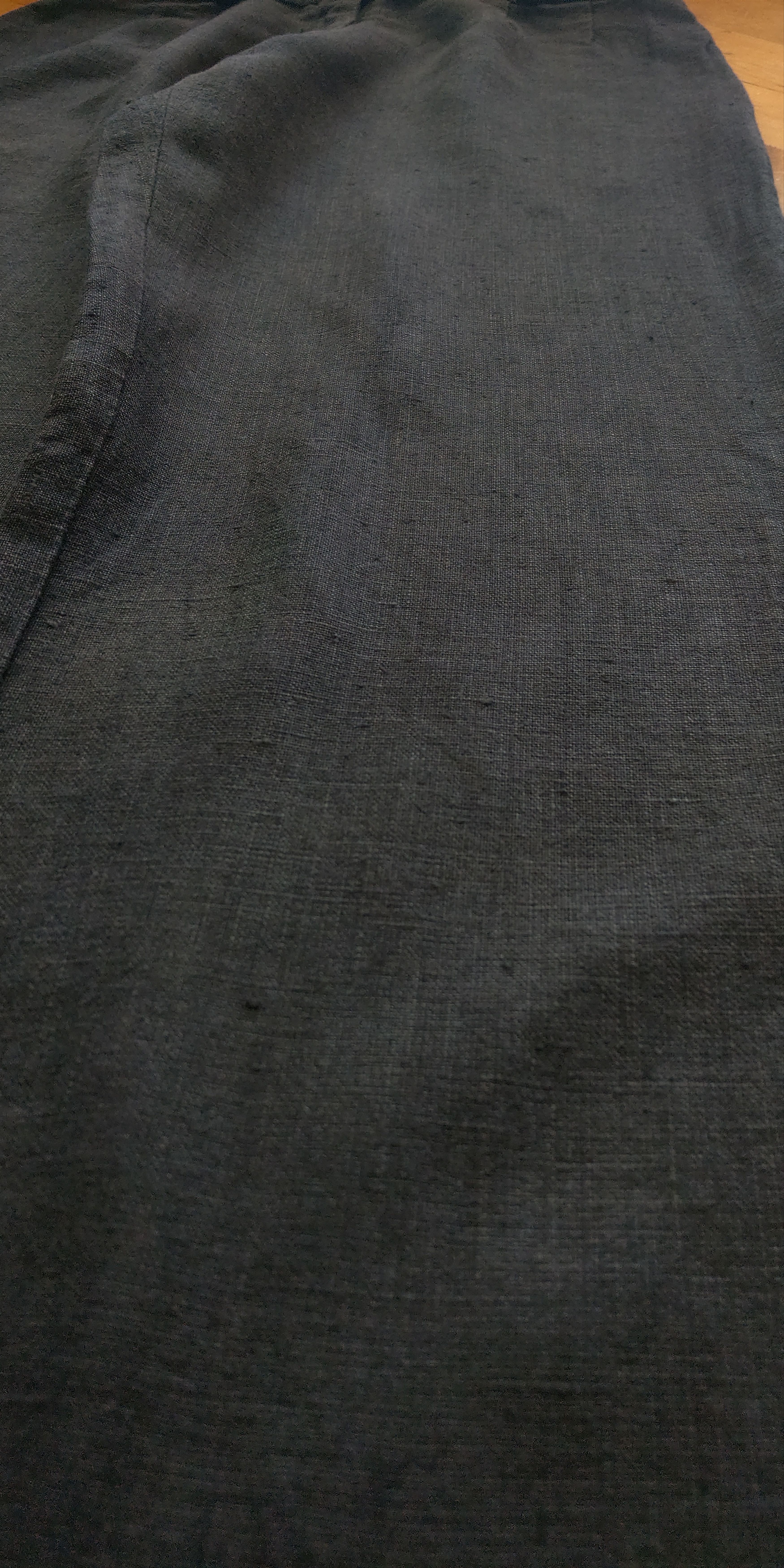 Vintage 100% Linen Vintage Pants High Waist Minimal y2k Wide Flared Size US 31 - 6 Thumbnail
