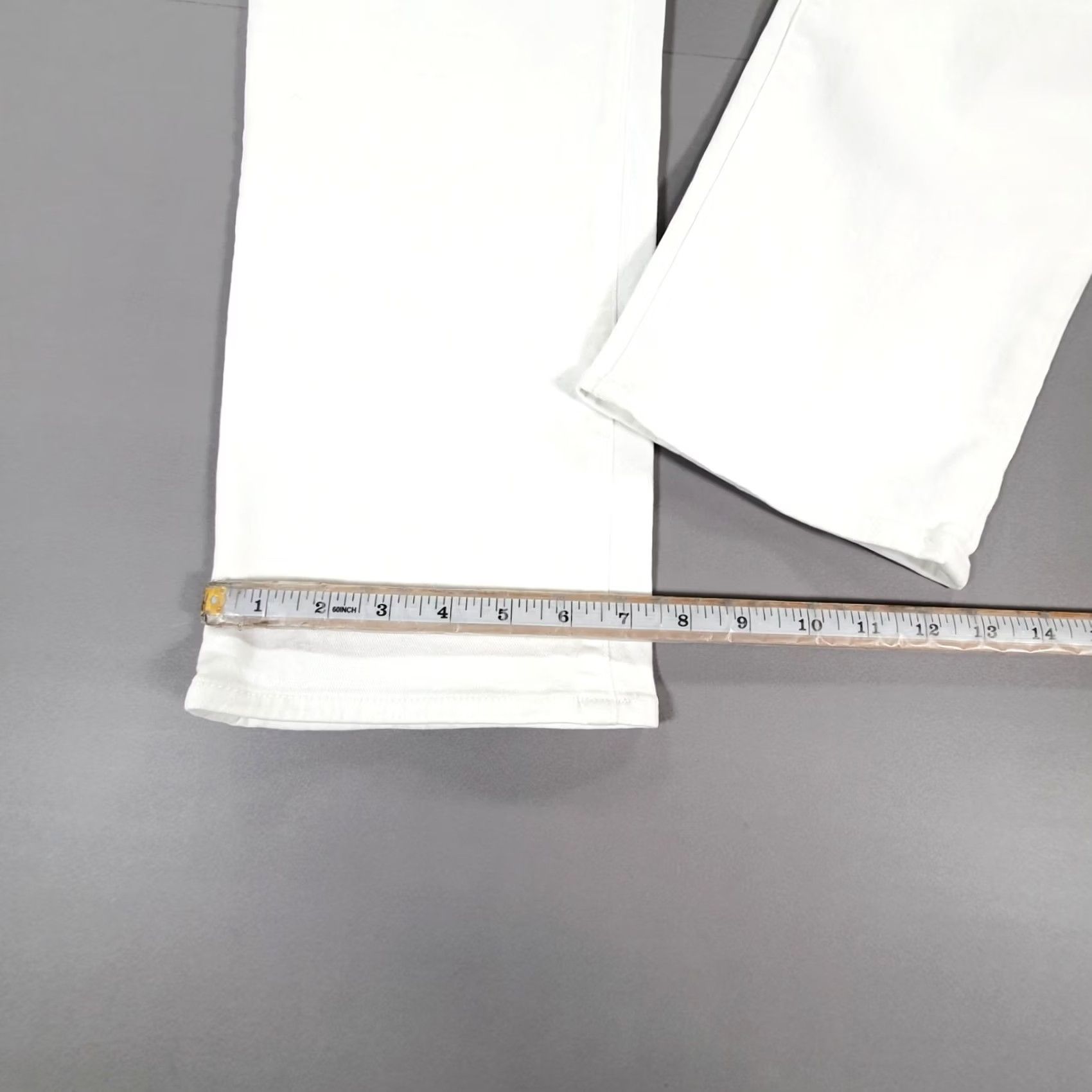 Paige Paige Jeans Womens W32 L27 Hoxton Straight Ankle Stretch Denim White RRP £230 Size 24" / US 00 / IT 34 - 7 Thumbnail